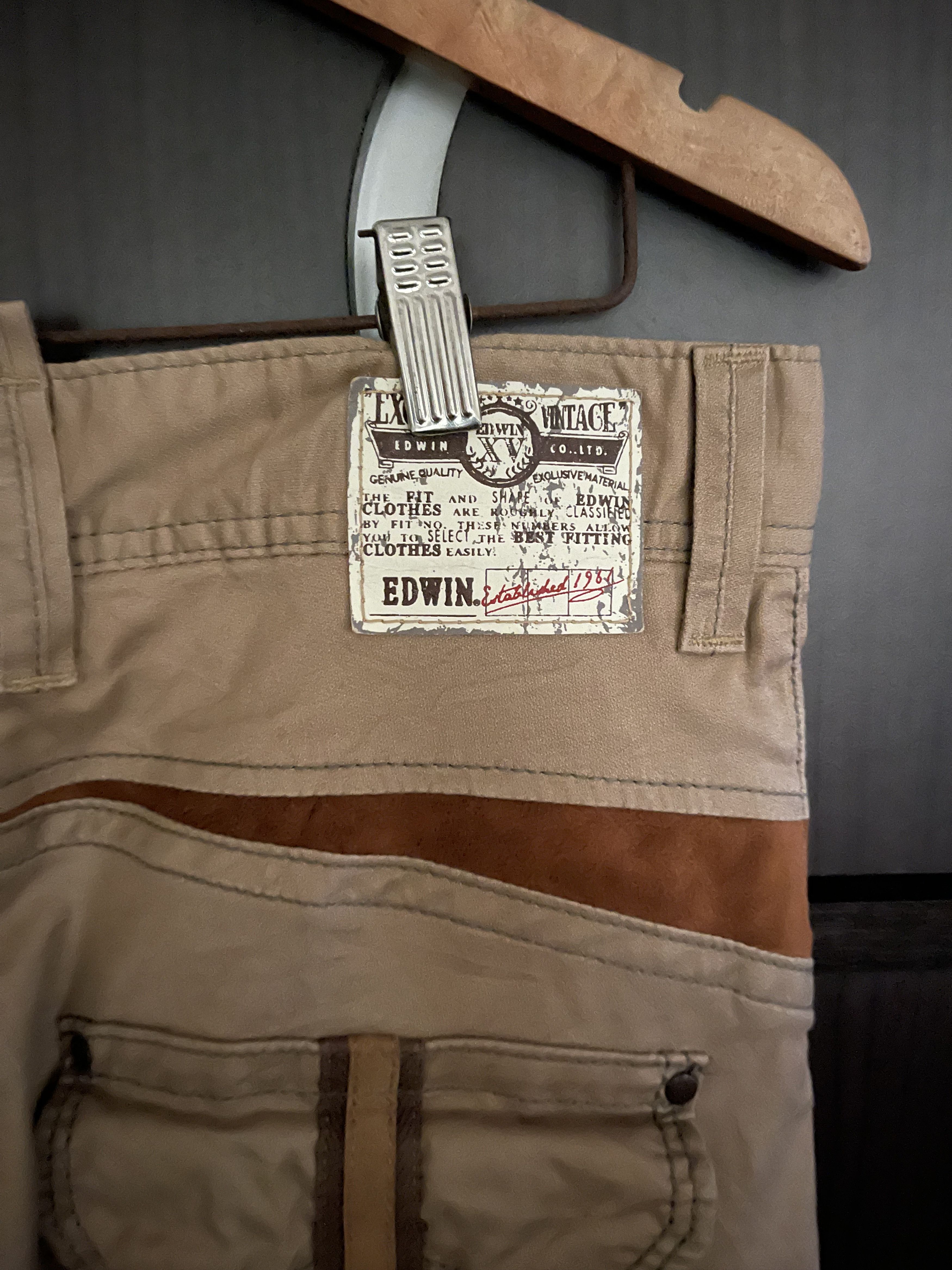 Edwin × Hysteric Glamour × If Six Was Nine Edwin Bondage Cargo Multipocket Tactical Travis Scott Style Size US 35 - 7 Thumbnail