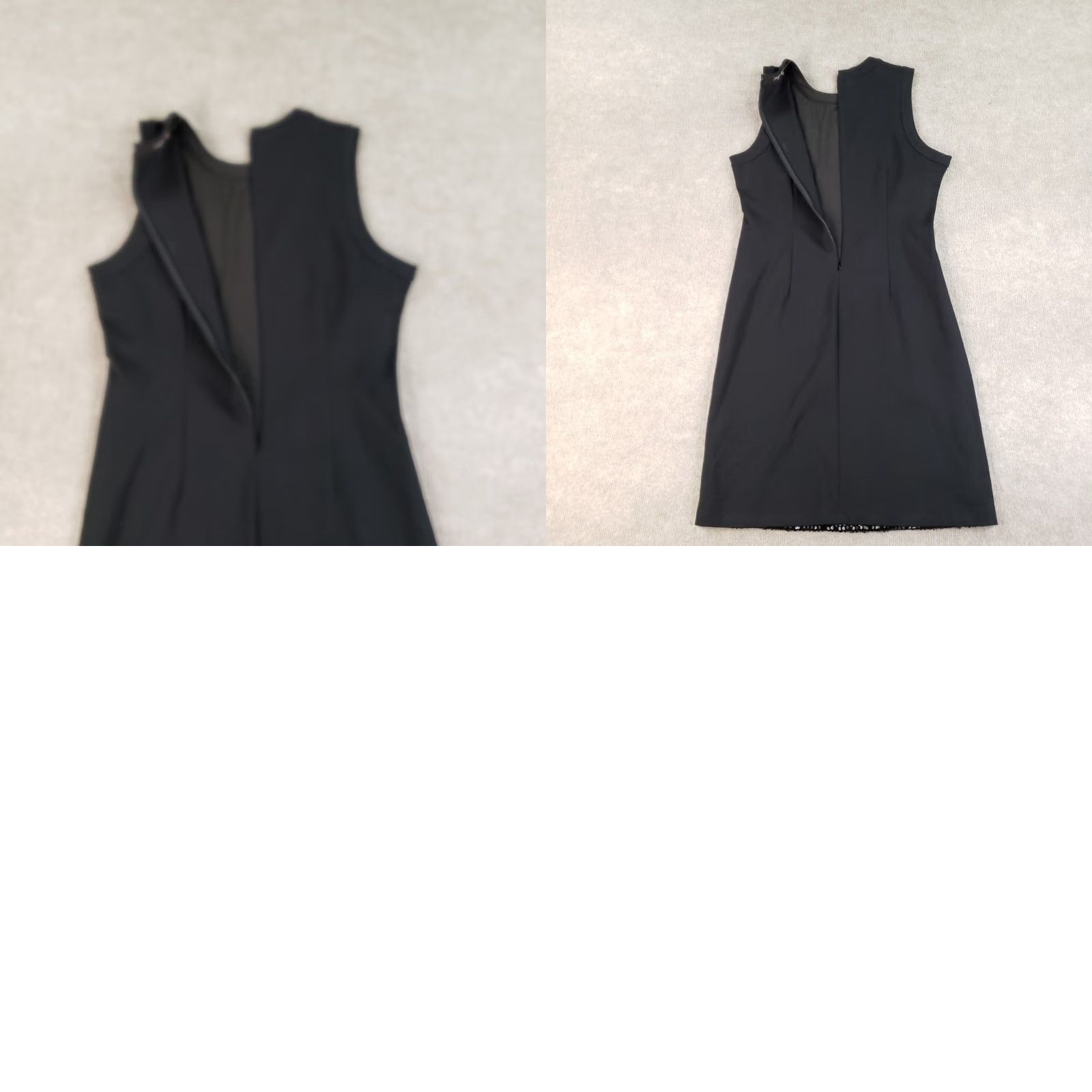 J.McLaughlin J. McLaughlin Dress Womens Small Black Sleeveless Lined Stretch Sequin Sparkly Size S / US 4 / IT 40 - 9 Thumbnail