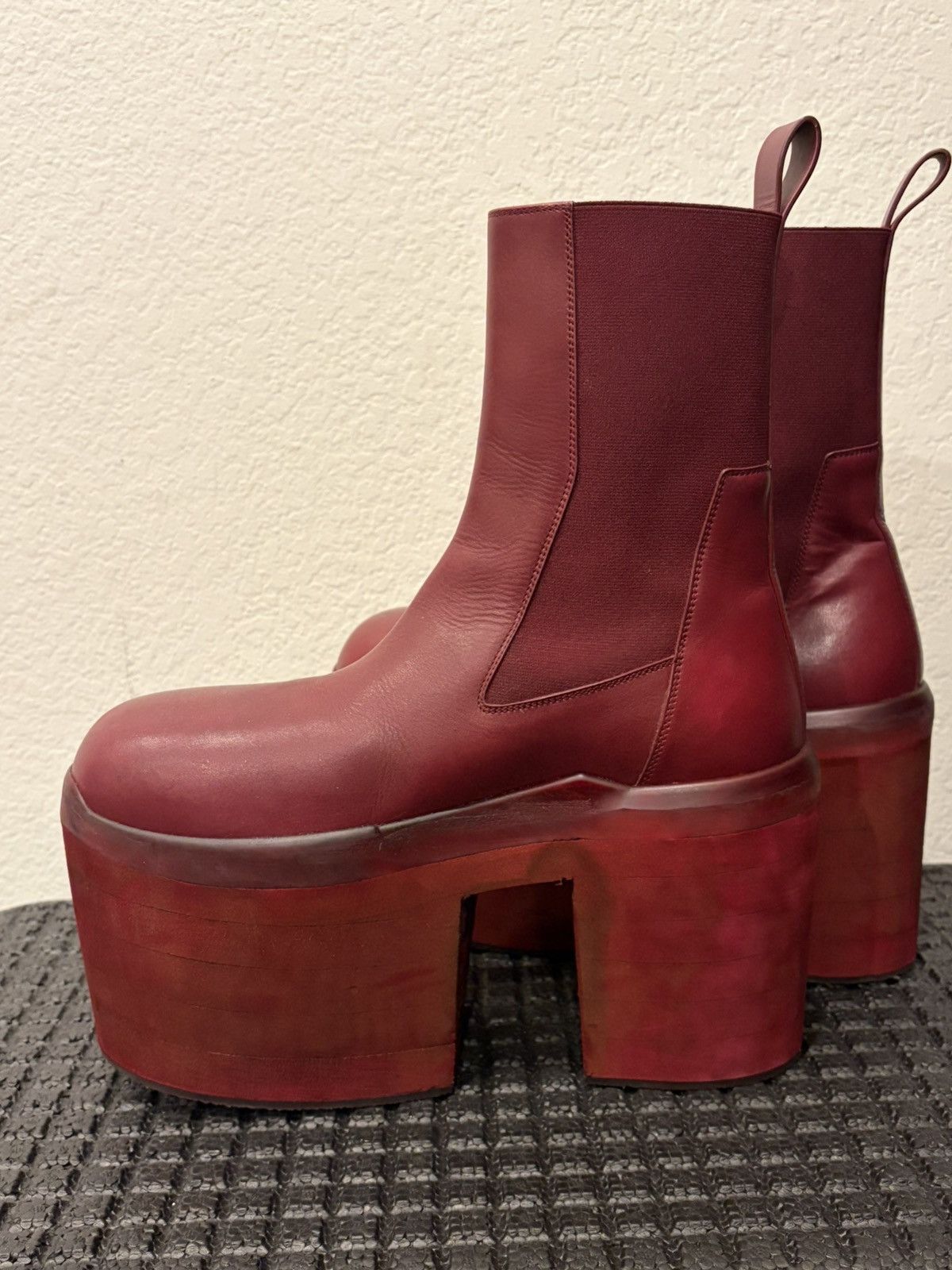 Rick Owens Rick Owens Beatle Bozo Chelsea Boots Custom Sole Size US 9 / EU 42 - 6 Thumbnail