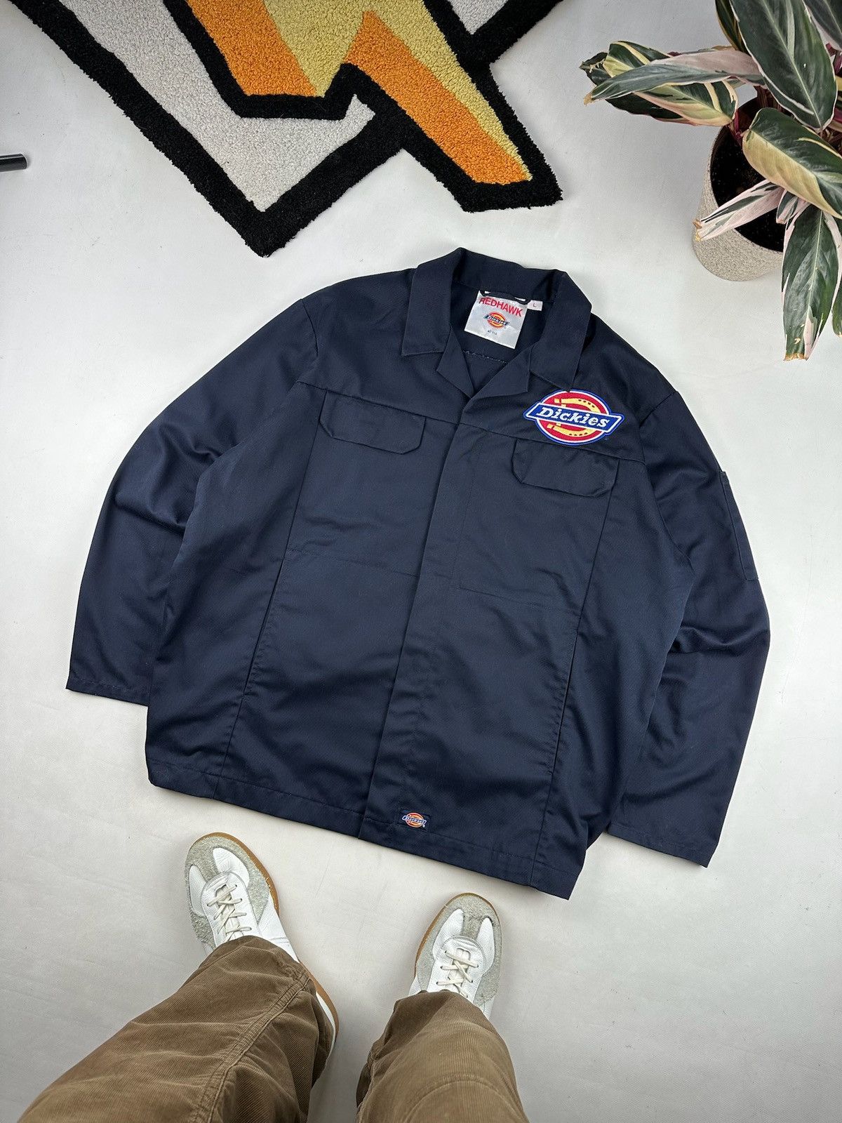 Dickies Dickies Redhawk Workwear Jacket big logo skateboarding Size US L / EU 52-54 / 3 - 1 Thumbnail