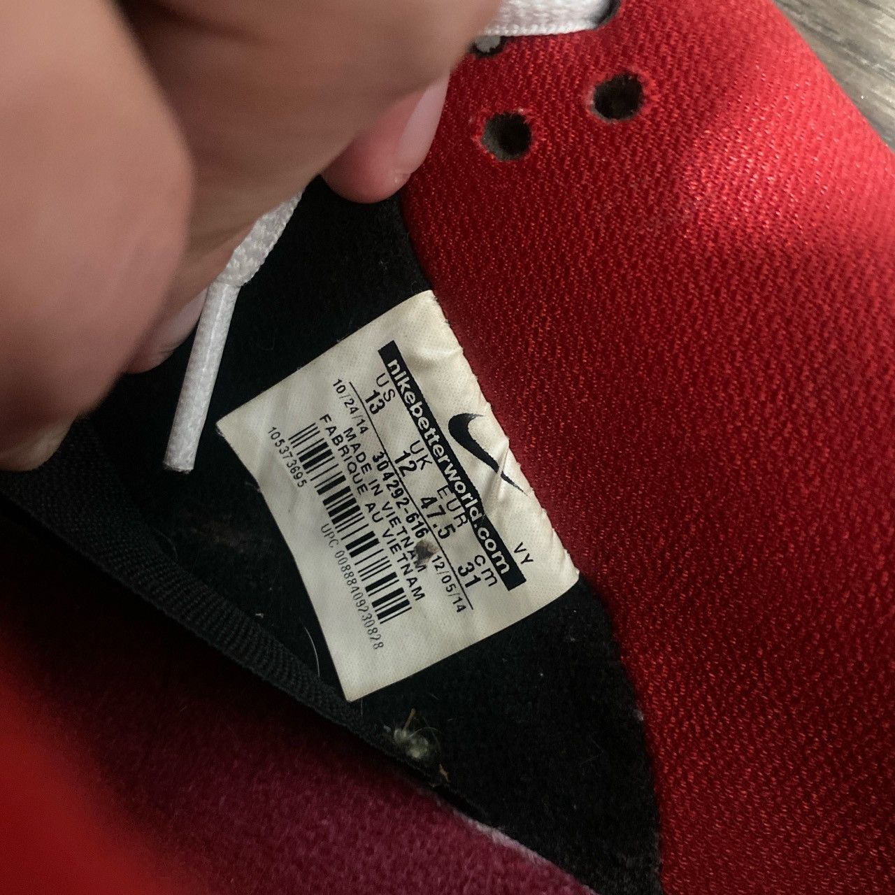 Nike Red patent leather dunks Size US 13 / EU 46 - 6 Thumbnail