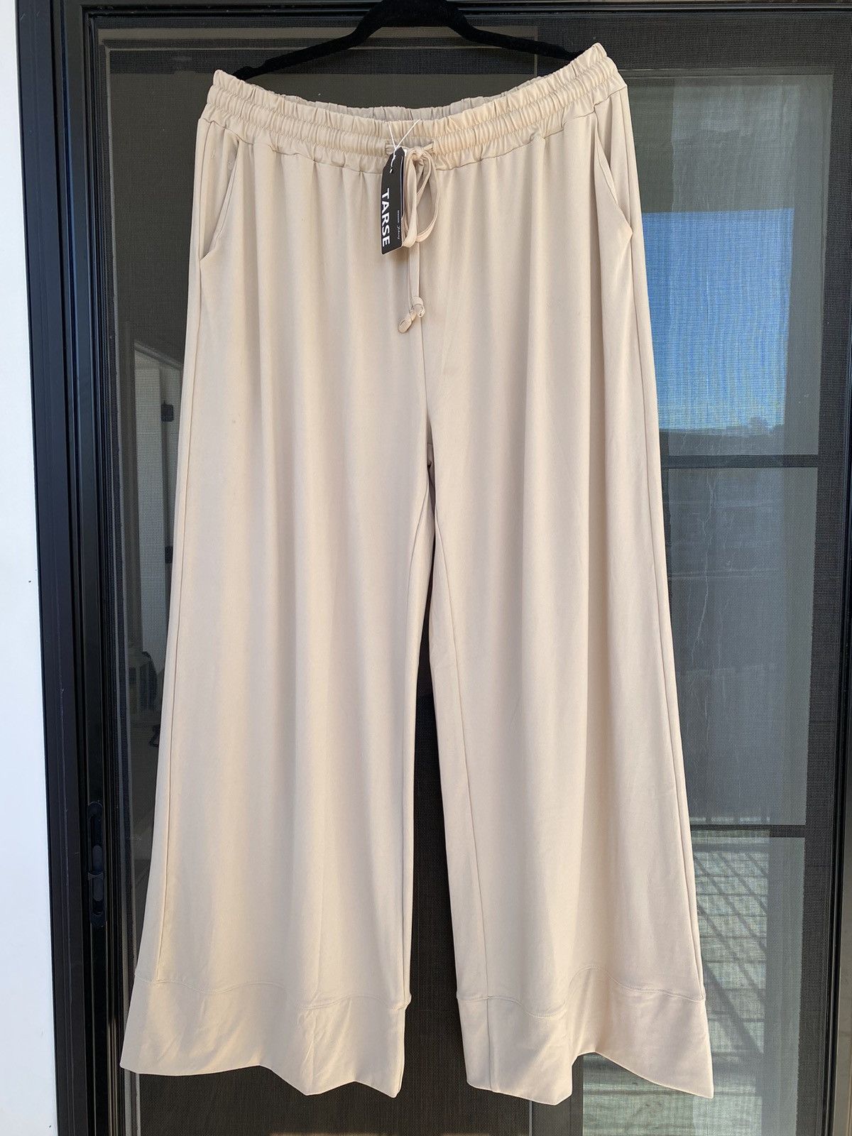 Other Tarse Wide Leg High Waist Sweatpants Pocakets Yoga New Size 42" / US 20 - 4 Thumbnail