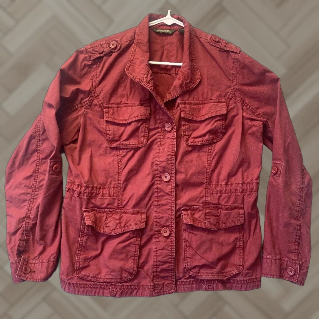 Eddie Bauer Eddie Bauer Jacket Womens Large Red Outdoors Cabincore / 105-22 Size L / US 10 / IT 46 - 1 Thumbnail