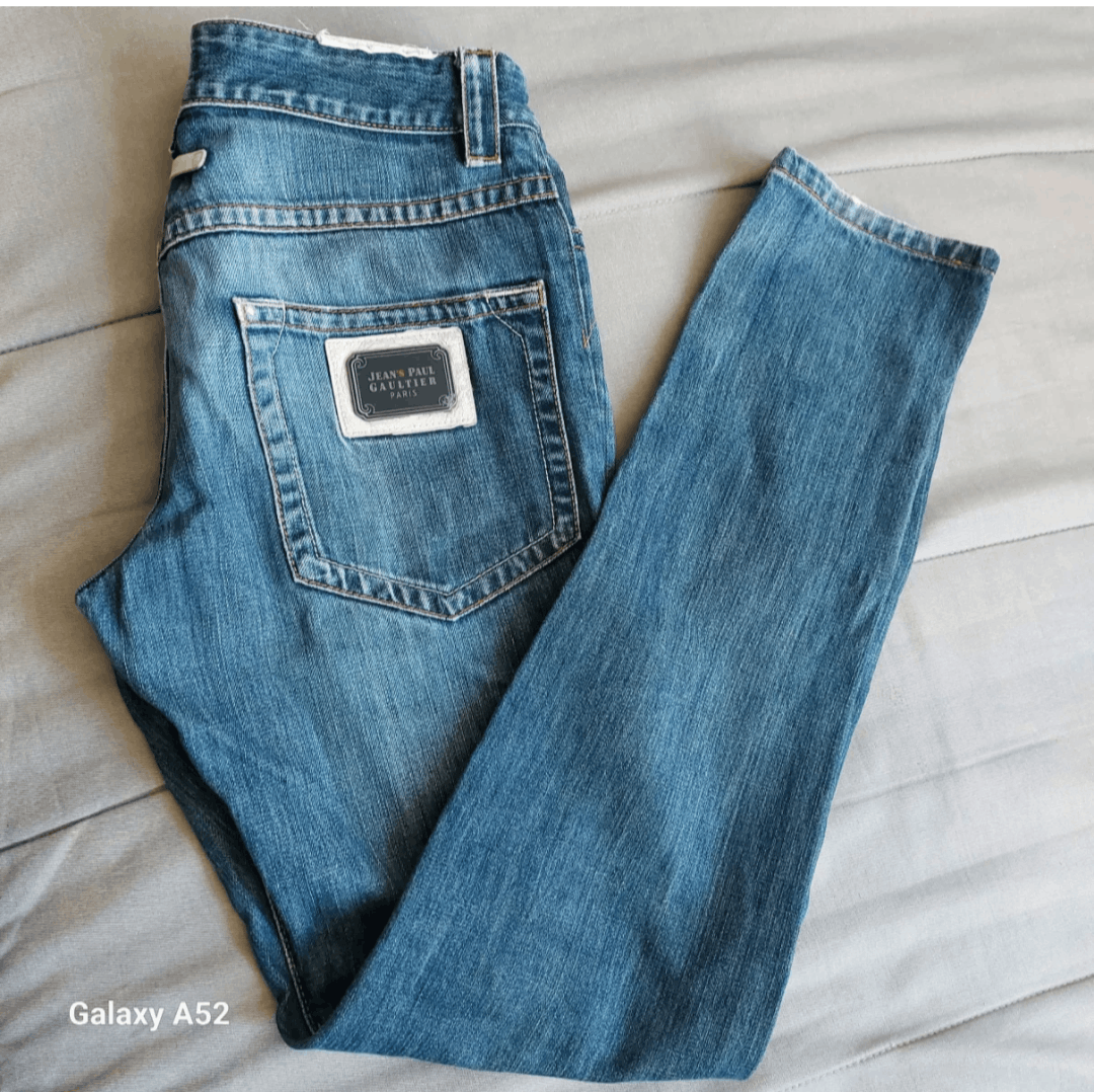 Jean Paul Gaultier JPG Slim Distressed Jeans | Grailed