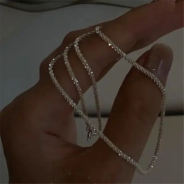 Jewelry Minami x Fumie Sparkling Silver Color Choker Necklace Size ONE SIZE - 4 Thumbnail