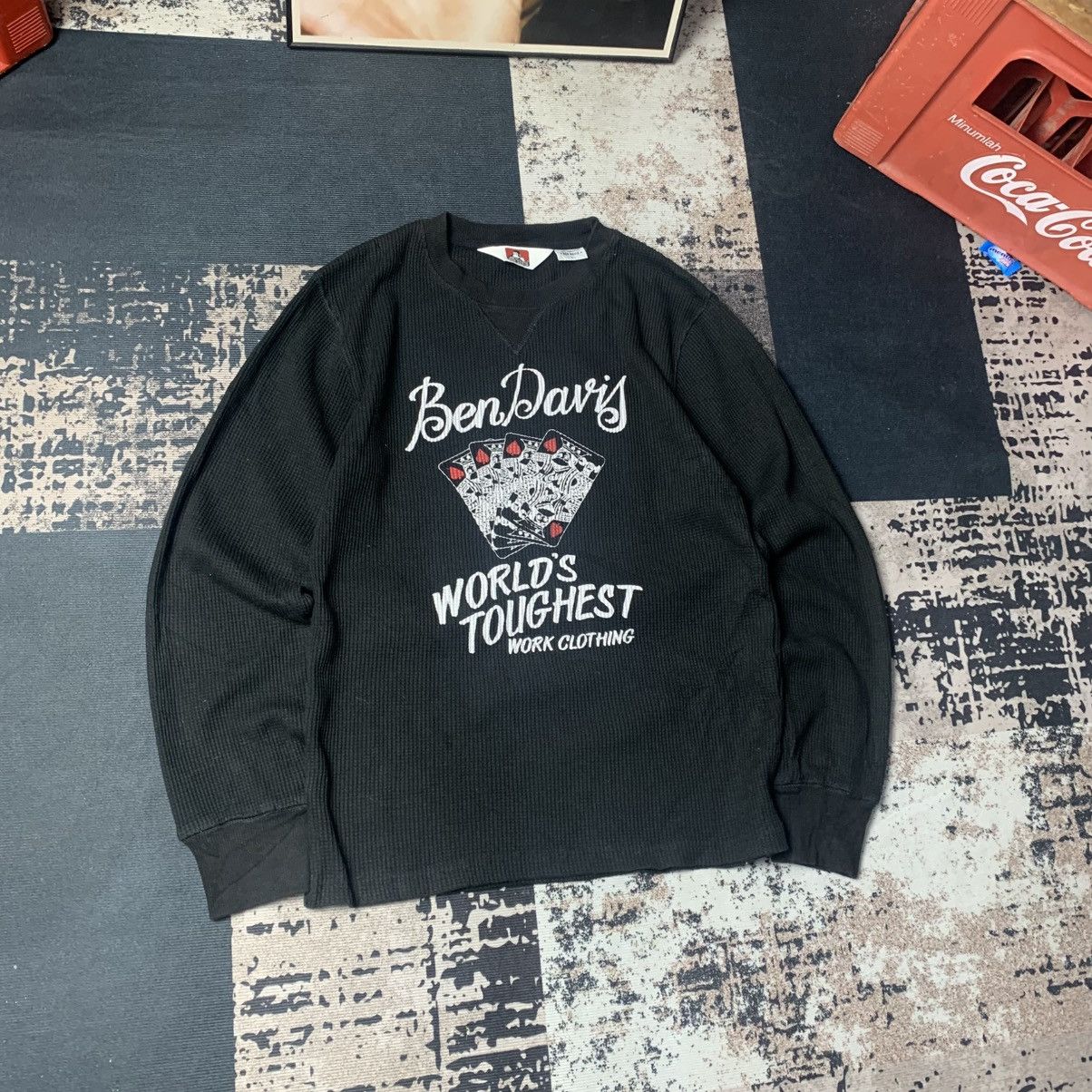 Ben Davis ‼️RARE‼️ Ben Davis Longsleeve tee Wafle Size US L / EU 52-54 / 3 - 2 Thumbnail