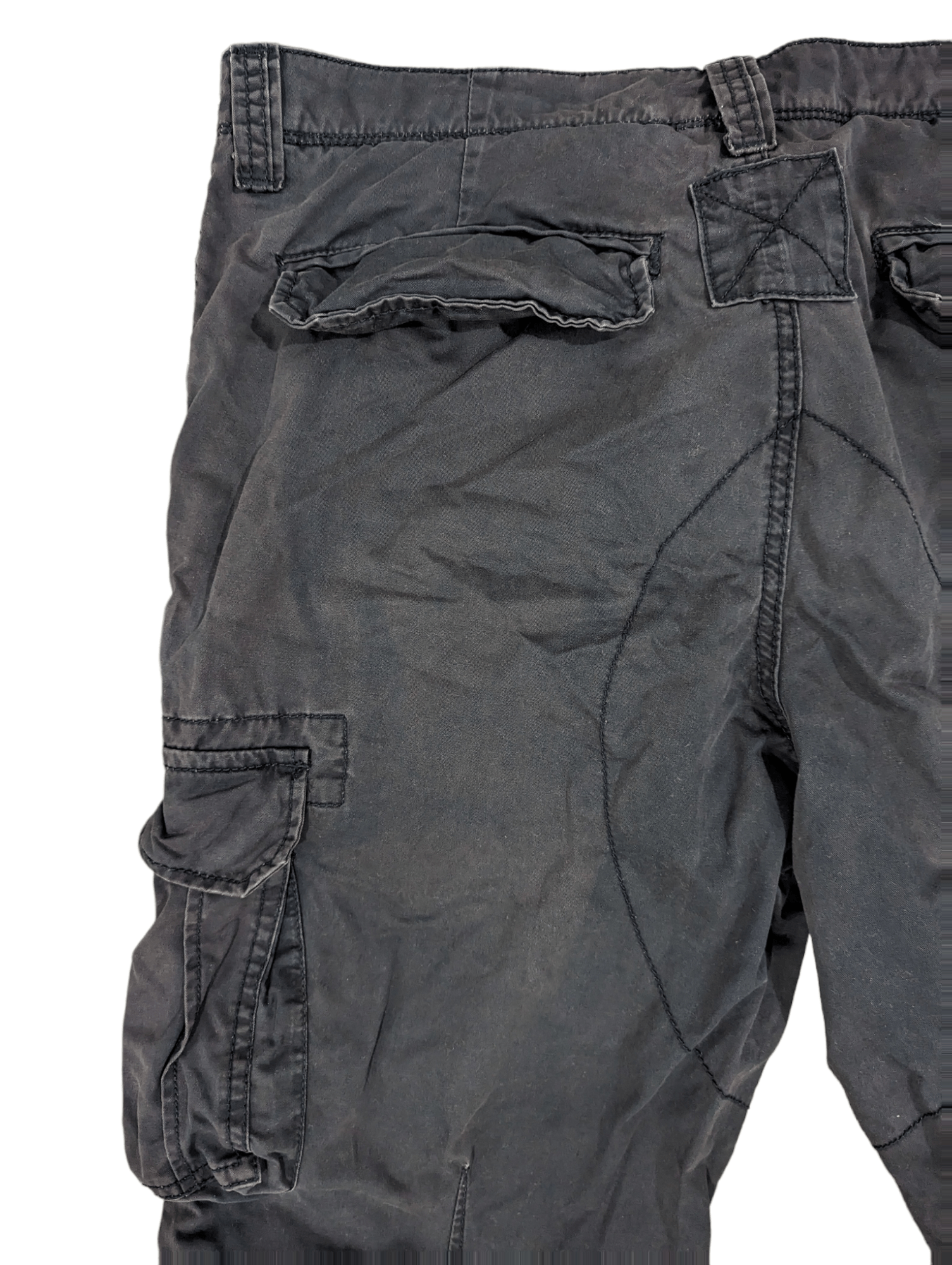 Tommy Hilfiger DISTRESSED TOMMY HILFIGER DOUBLE KNEE CARGO PANTS Size US 36 / EU 52 - 12 Thumbnail