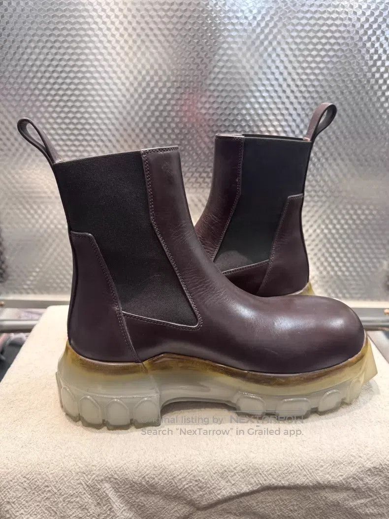 Rick Owens Rick Owens Chelsea boots with octopus soles and thick sole Size US 4.5 / IT 34.5 - 5 Thumbnail