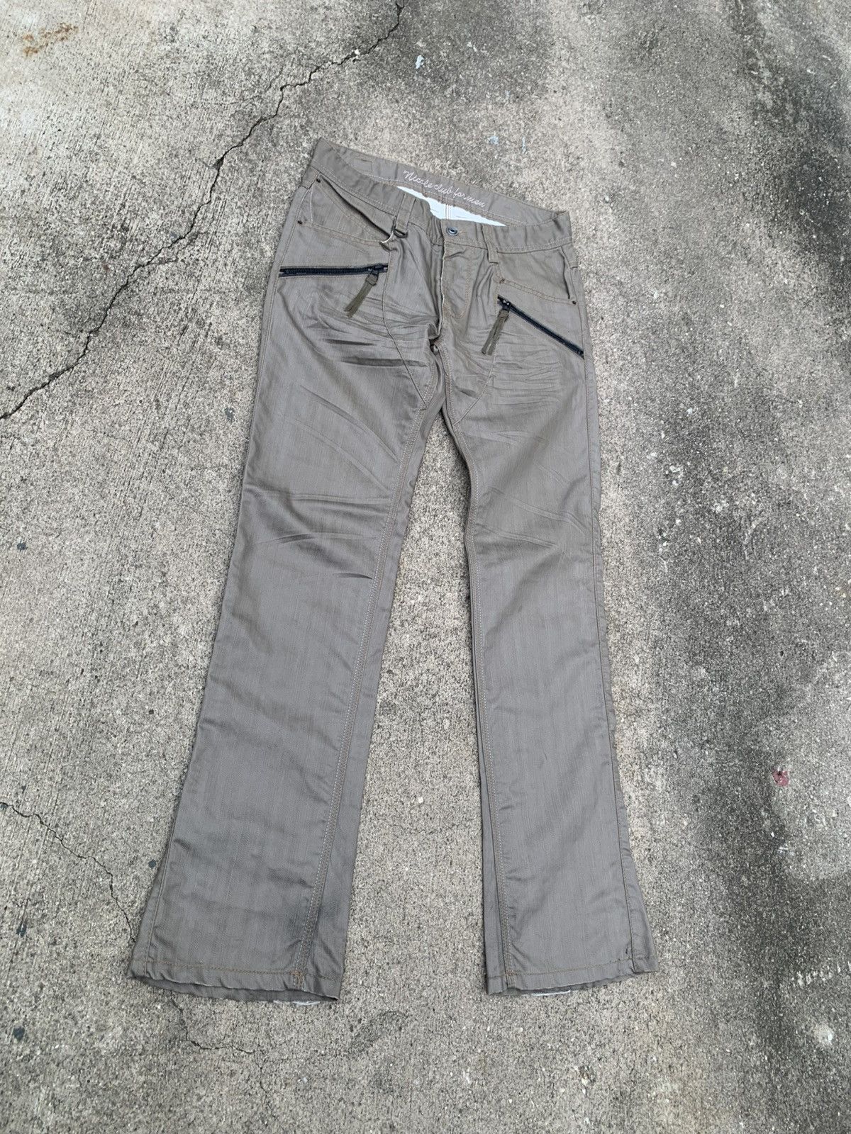 Nicole Club flare nicole club for men bootcut waxed pants Size US 32 / EU 48 - 2 Thumbnail