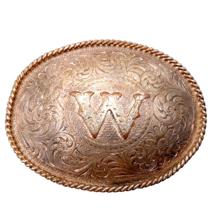 Vintage Letter W Belt Buckle Initial Name Western Wear Rodeo | Grailed
