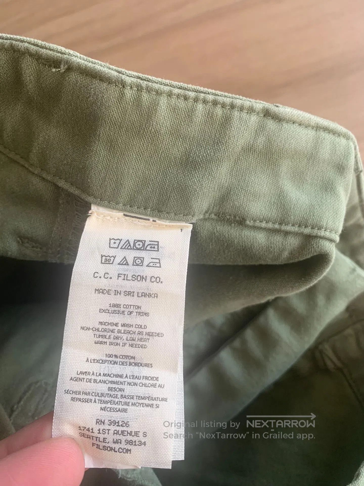 Filson Filson Field Supply 9.5oz Military Pants. Size US 34 / EU 50 - 5 Thumbnail