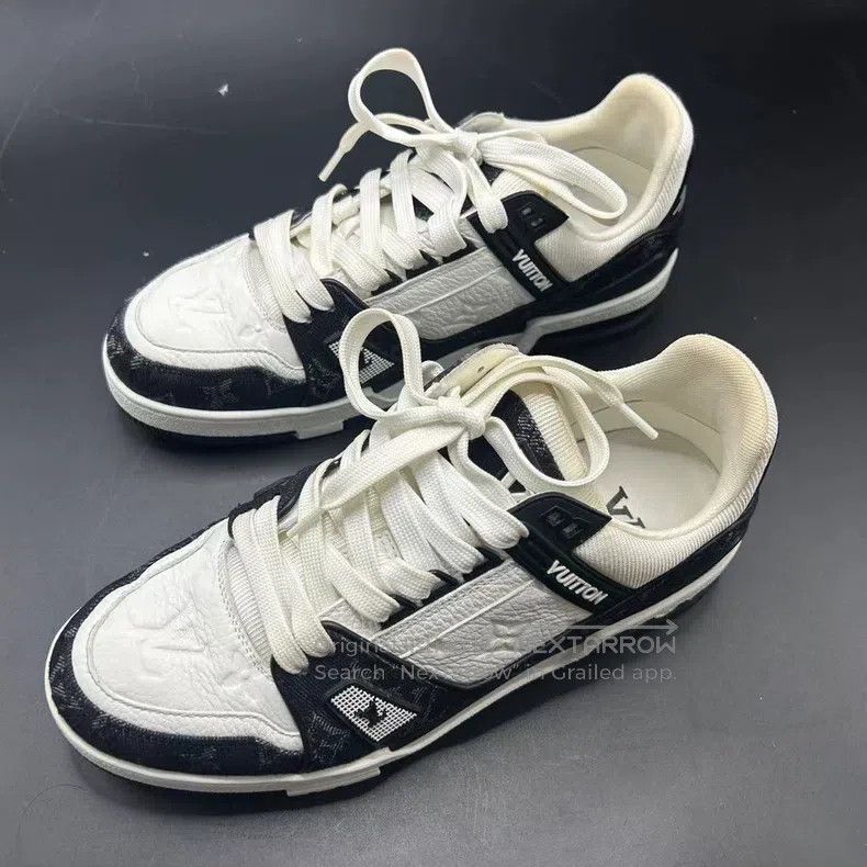 Louis Vuitton Louis Vuitton Black and white panda trainer sneakers Size US 6 / EU 39 - 1 Thumbnail