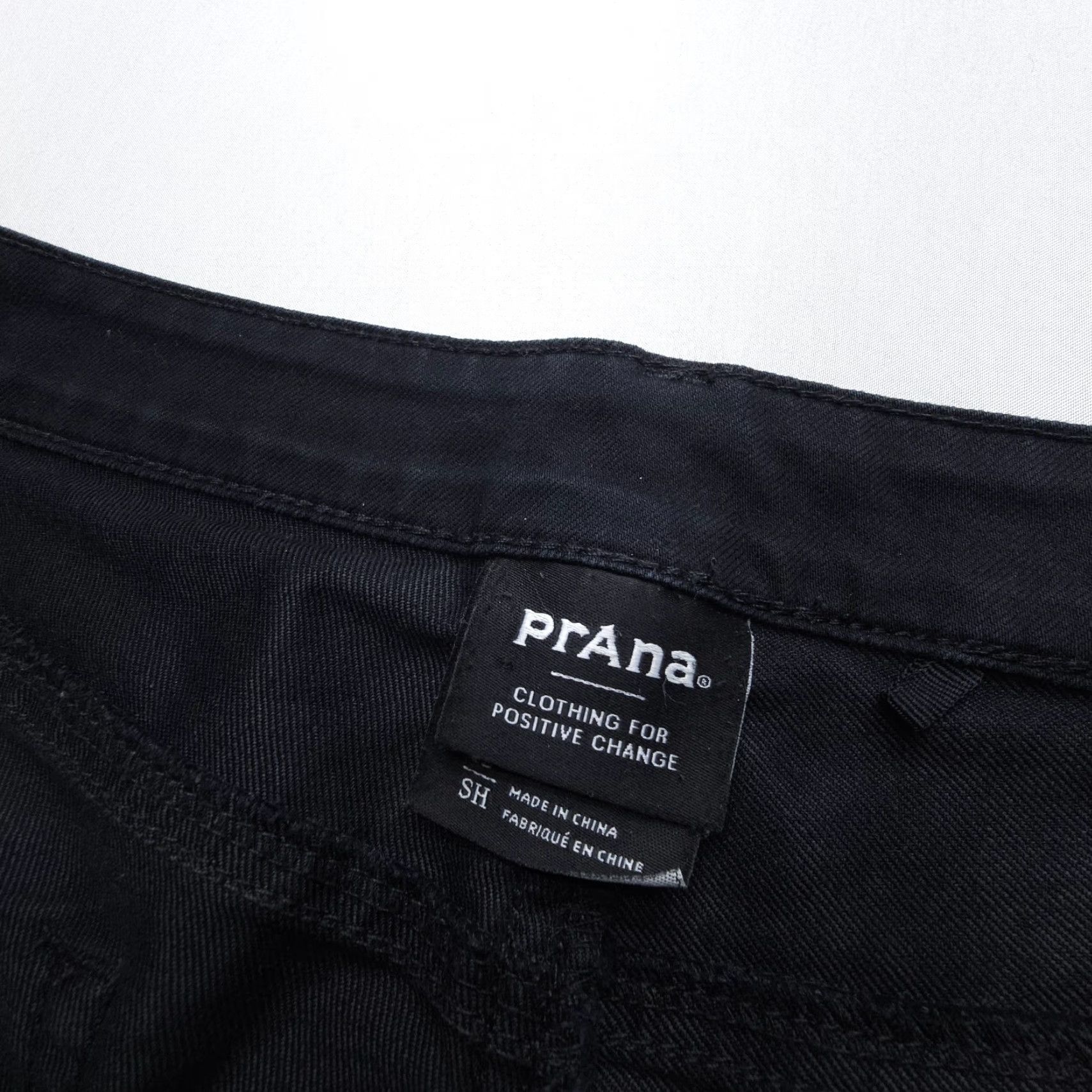 Prana PrAna Kayla High Rise Jeans Womens Size 12 Black Organic Cotton Stretch Denim 5-Pocket Size 34" / US 12 / IT 48 - 6 Thumbnail