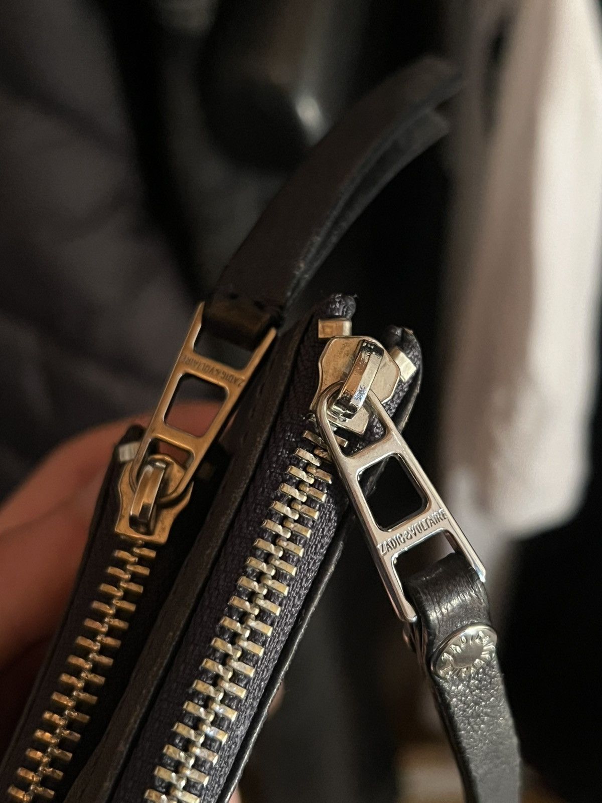 Vintage × Zadig & Voltaire ZADIG&VOLTAIRE Etoile leather clutch Size ONE SIZE - 4 Thumbnail