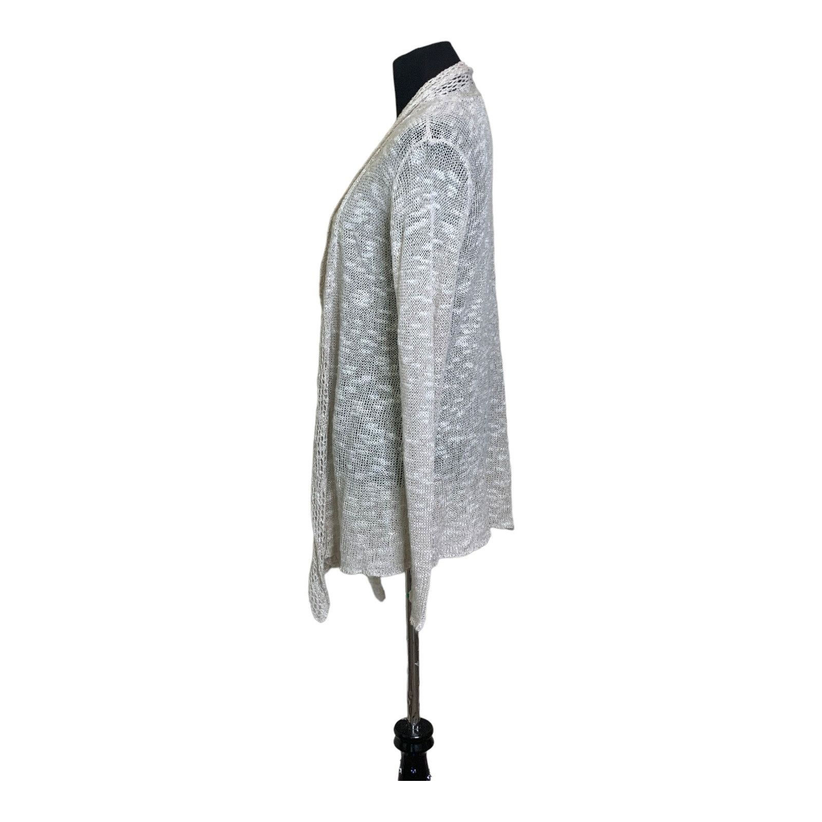 Eileen Fisher Eileen Fisher beige long sleeves open cardigan size Small Size S / US 4 / IT 40 - 12 Thumbnail
