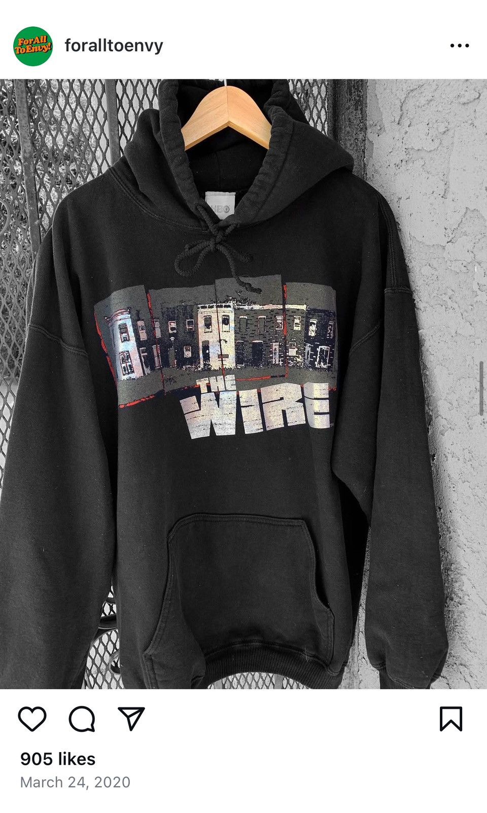 Vintage Rare Vintage HBO the Wire Hoodie Size US L / EU 52-54 / 3 - 2 Thumbnail
