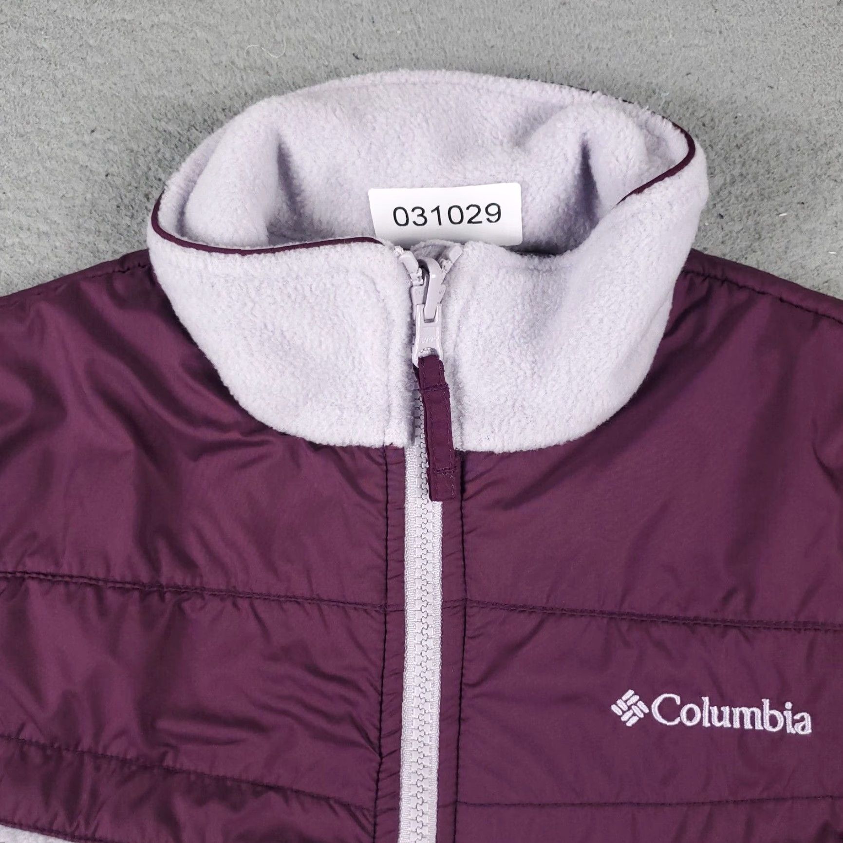 Vintage Columbia Jacket Womens Small Purple Fleece Full Zip Up Sweater Ladies Size S / US 4 / IT 40 - 3 Thumbnail