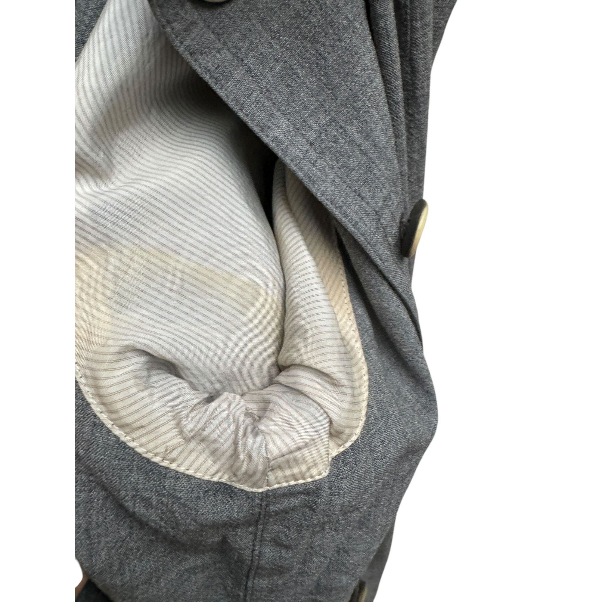 Jil Sander Grey Linen Cotton Coat Size M / US 6-8 / IT 42-44 - 5 Thumbnail