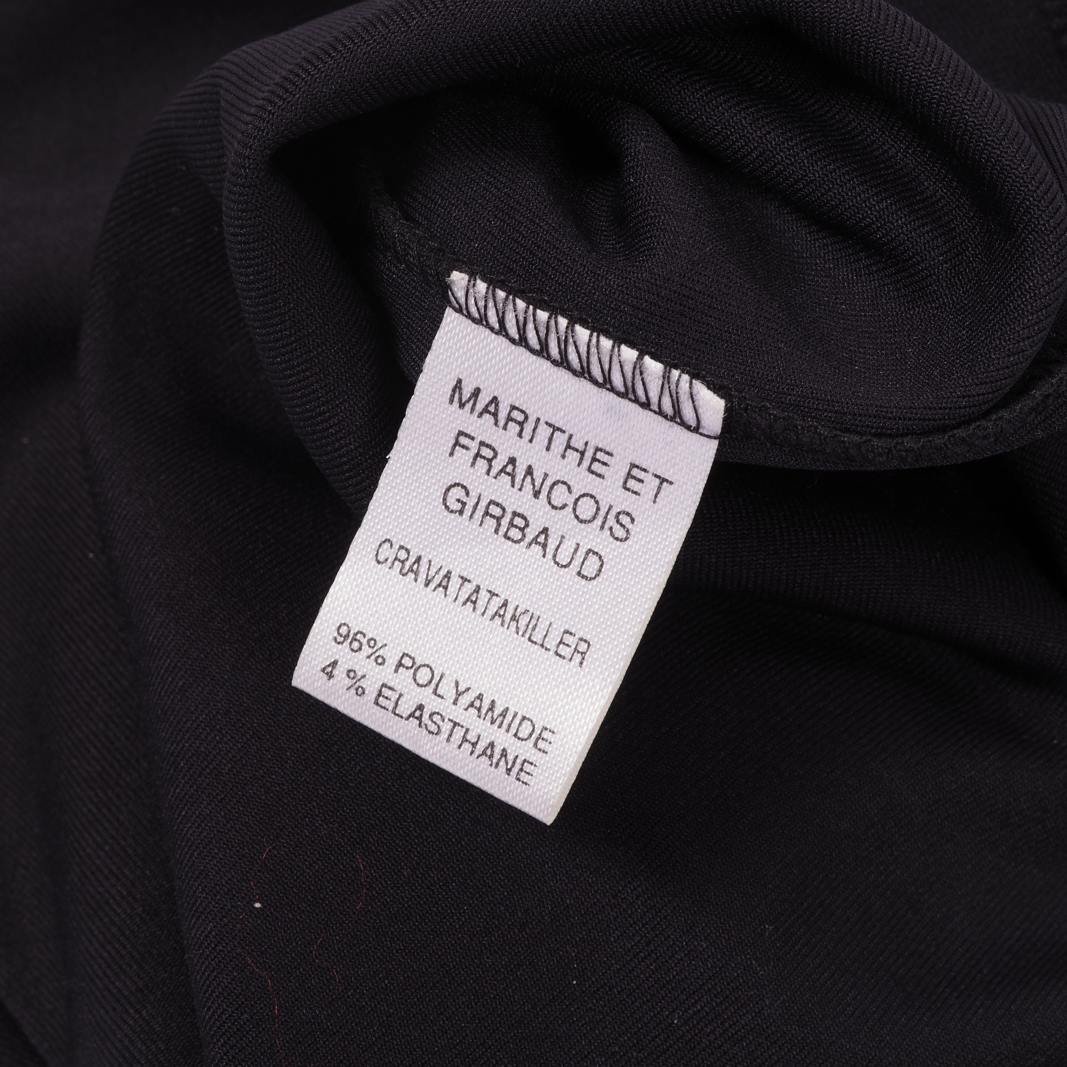 Marithe + Francois Girbaud Marithe Francois Girbaud Limited Black Bodycon Mini Dress Size M / US 6-8 / IT 42-44 - 5 Thumbnail