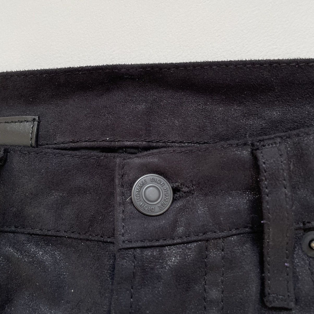 Dior A/W 08 Black Glitter Moleskin Trousers Size US 30 / EU 46 - 4 Thumbnail