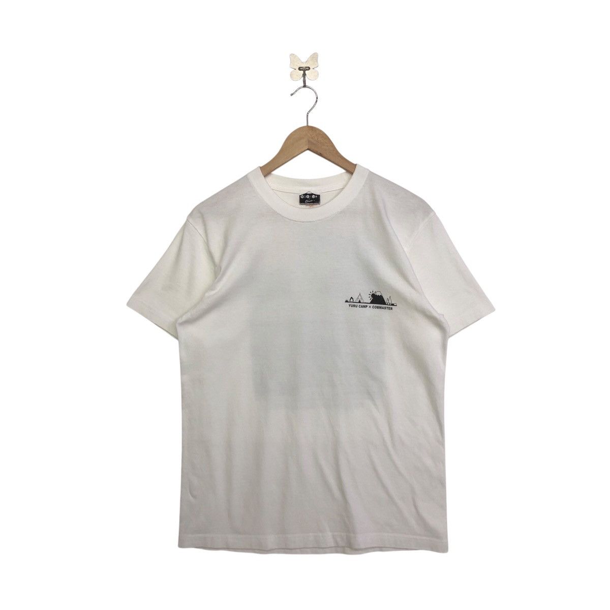 Anime Cobmaster X Yuru Camp Anime Character Backhitt Tee Size US M / EU 48-50 / 2 - 2 Thumbnail