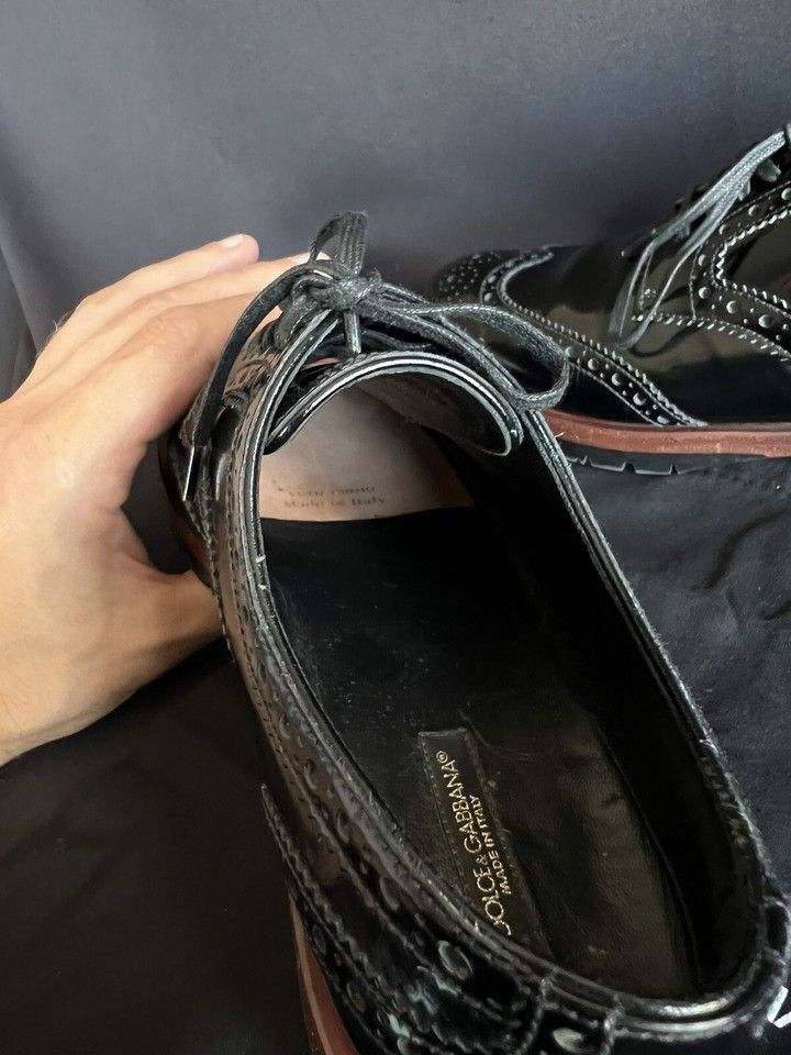 Dolce & Gabbana Dolce & Gabbana Oxfords Shoes Patent Leather Size 37 Size US 7 / IT 37 - 9 Thumbnail