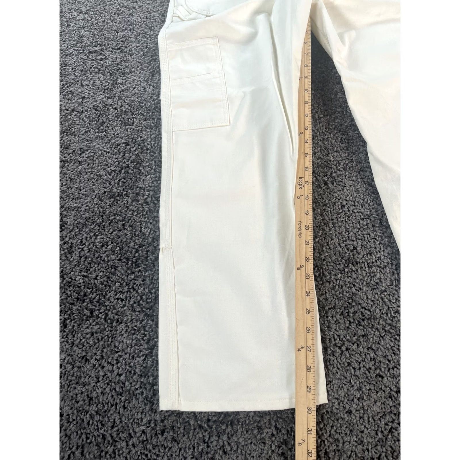 Dickies Dickies Pants Mens 38x30 White Double Knee Carpenter Canvas NWT Pants Mens Regular Straight 30 Inseam Canvas Workwear Outdoor Size US 38 / EU 54 - 2 Thumbnail
