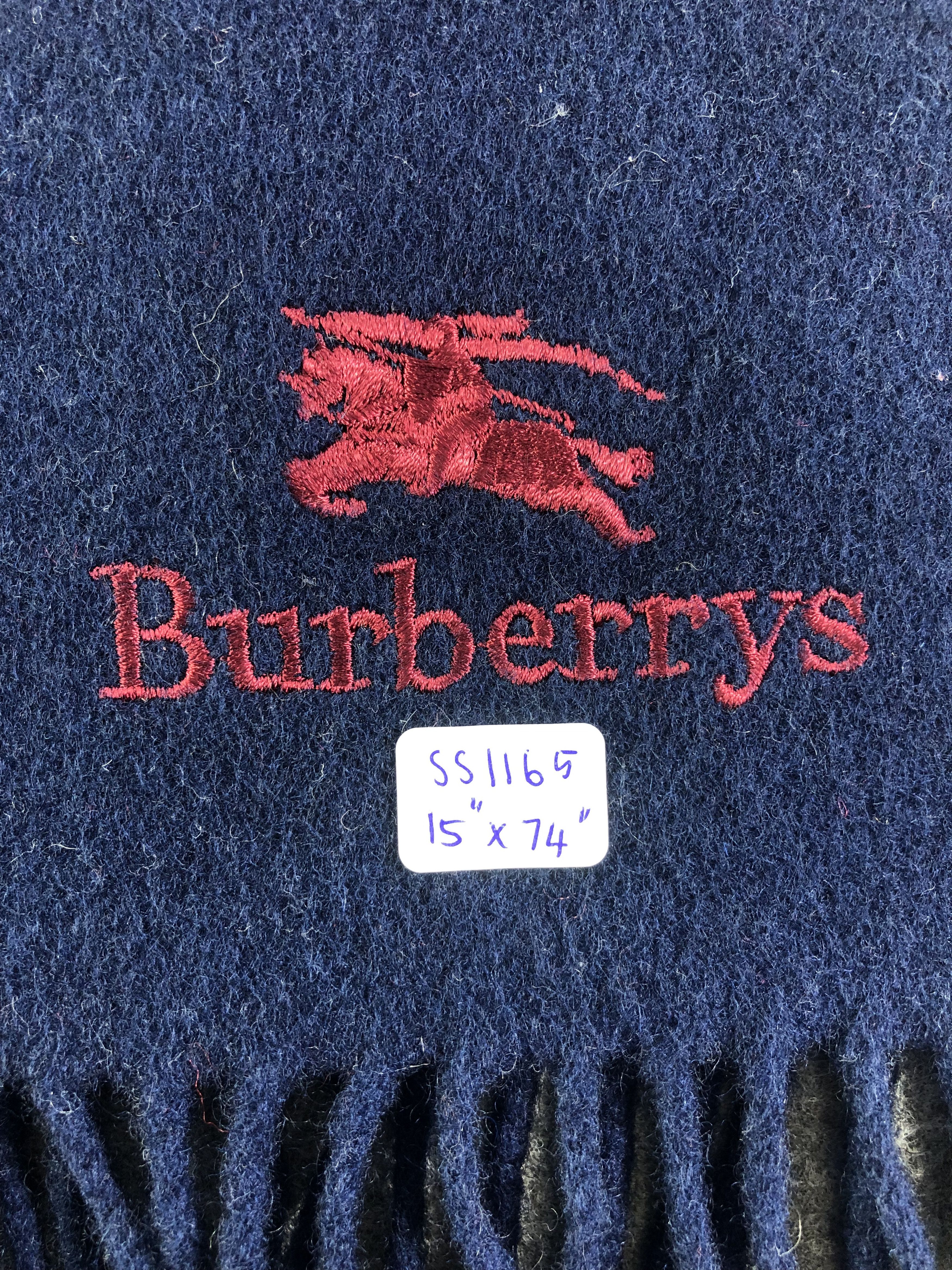 Burberry Burberrys Lambswool Scarf / Muffler / Neckwear Size ONE SIZE - 4 Thumbnail