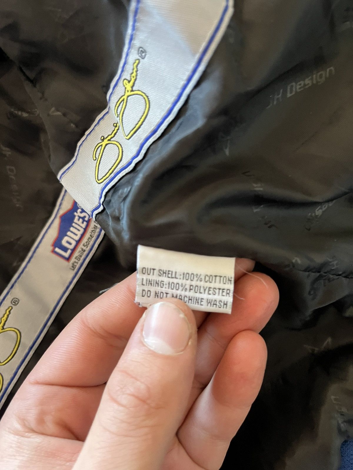 NASCAR Vintage 00’s JH Design Jimmie Johnson Nascar Jacket Racing Size XS / US 0-2 / IT 36-38 - 14 Thumbnail