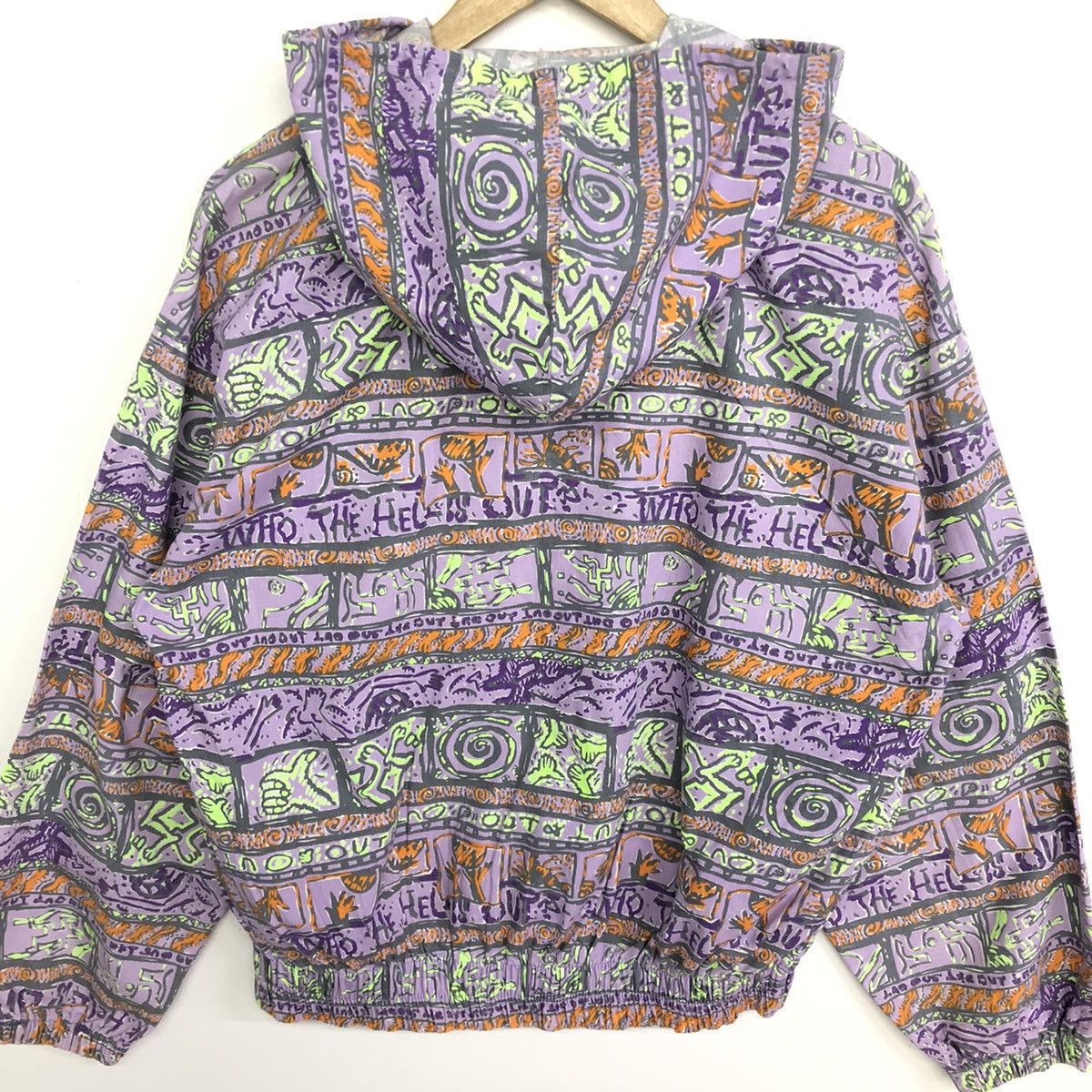 Japanese Brand × Vintage Vintage Motive Fullprint Stripe Design Light Jacket Size US M / EU 48-50 / 2 - 9 Thumbnail