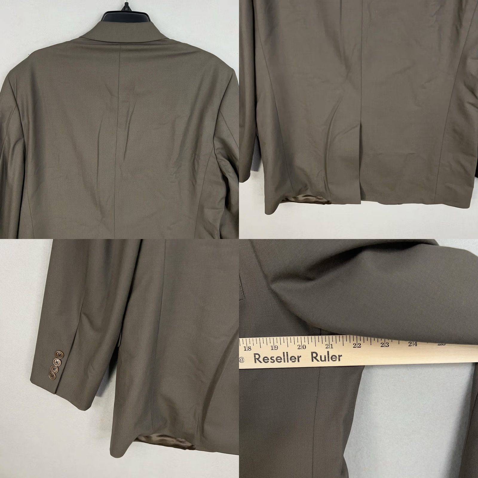Brooks Brothers Brooks Brothers Mens Brown Wool Stretch Sport Coat 42R 346 Blazer Size 42R - 9 Thumbnail