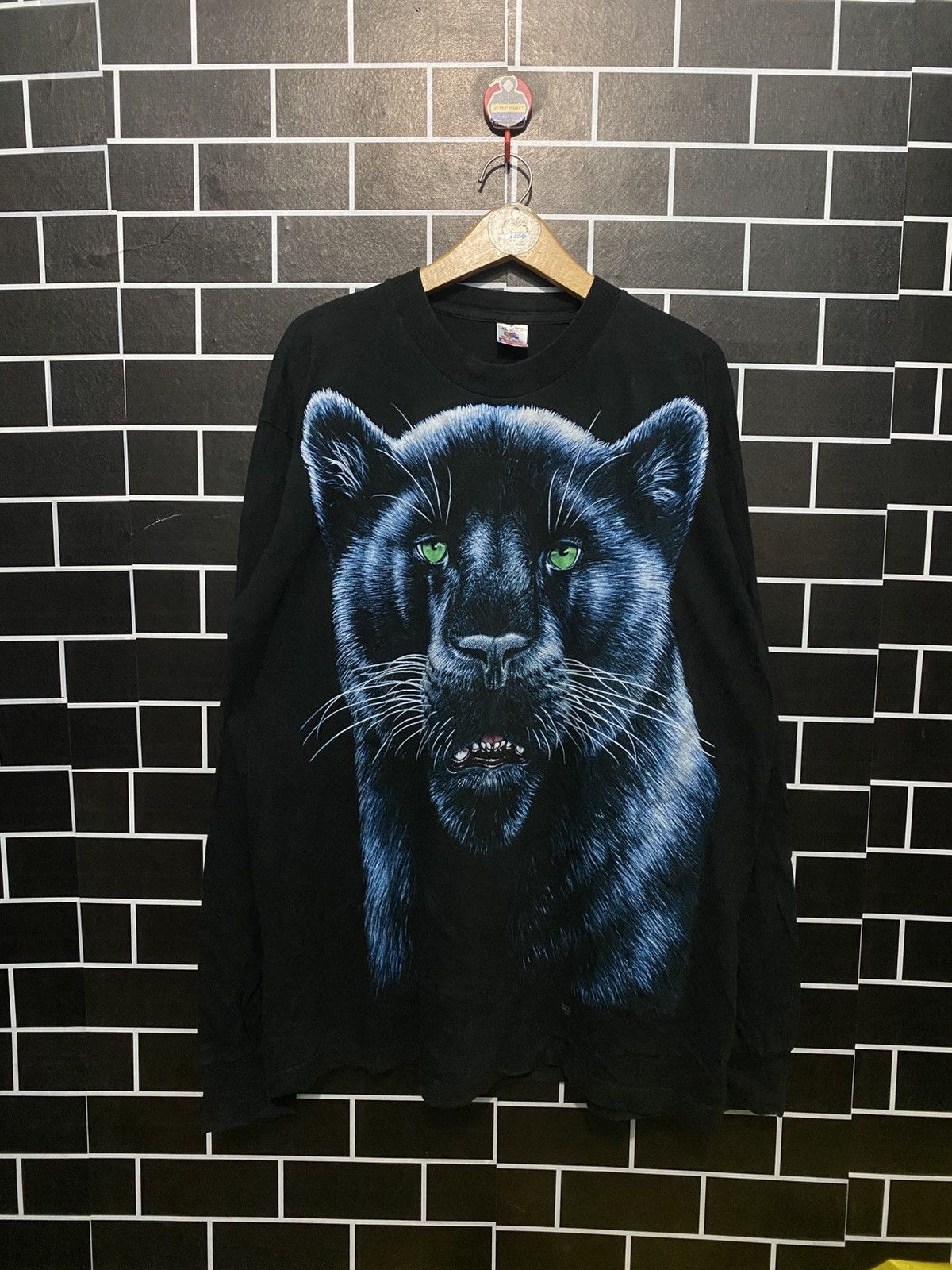 Fruit Of The Loom Vintage Trinity Products san marcos 1993 panther longsleeve Size US XL / EU 56 / 4 - 1 Thumbnail
