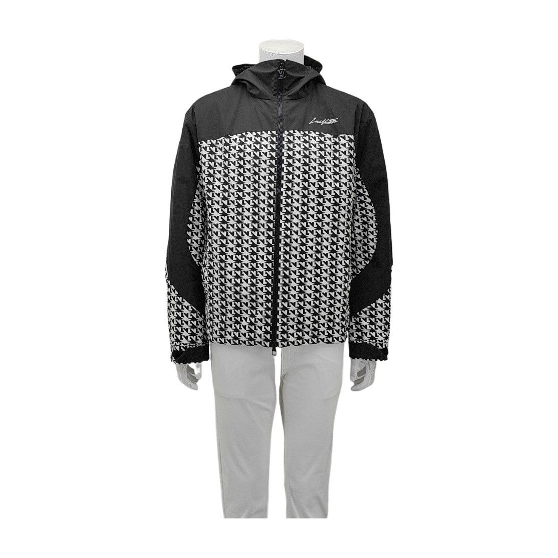 Louis Vuitton Louis Vuitton Patterned Hooded Jacket Size S Size US S / EU 44-46 / 1 - 1 Thumbnail