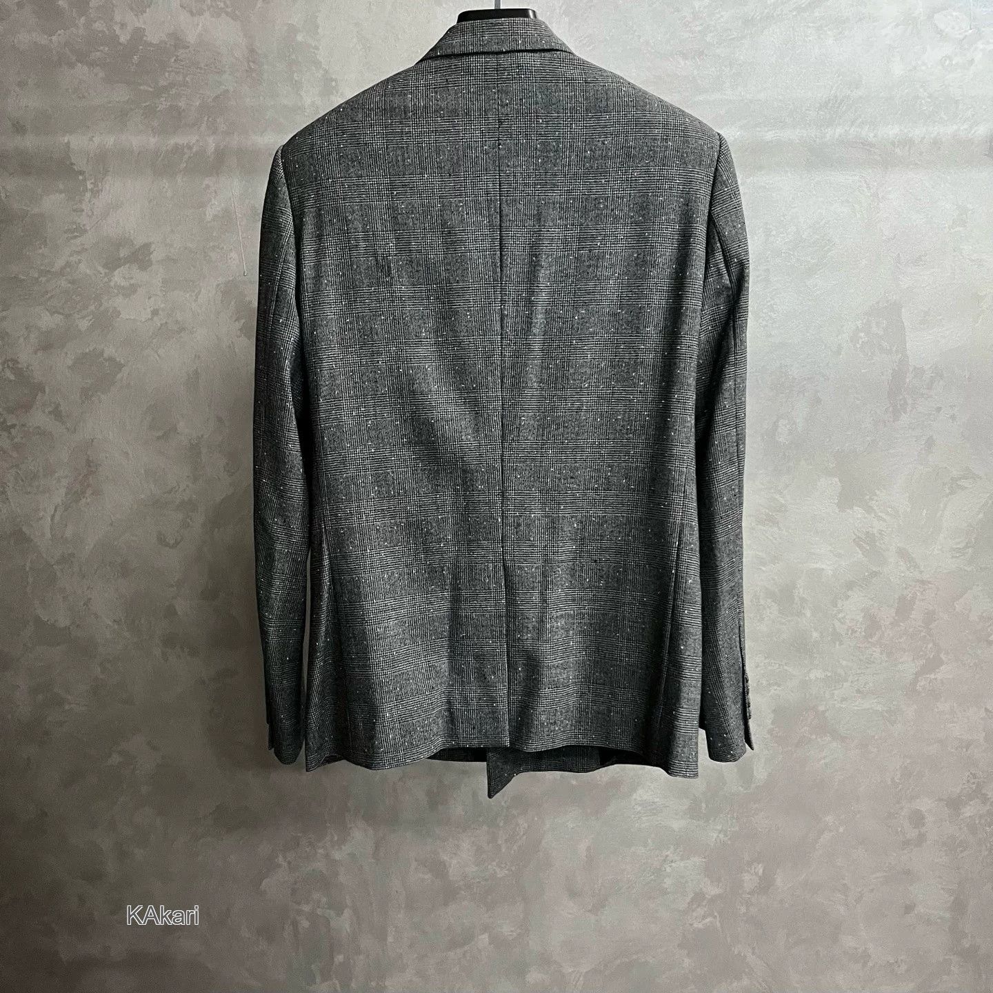 Dior Dior Latest Gray Check Double-Breasted Jacket Size US S / EU 44-46 / 1 - 5 Thumbnail