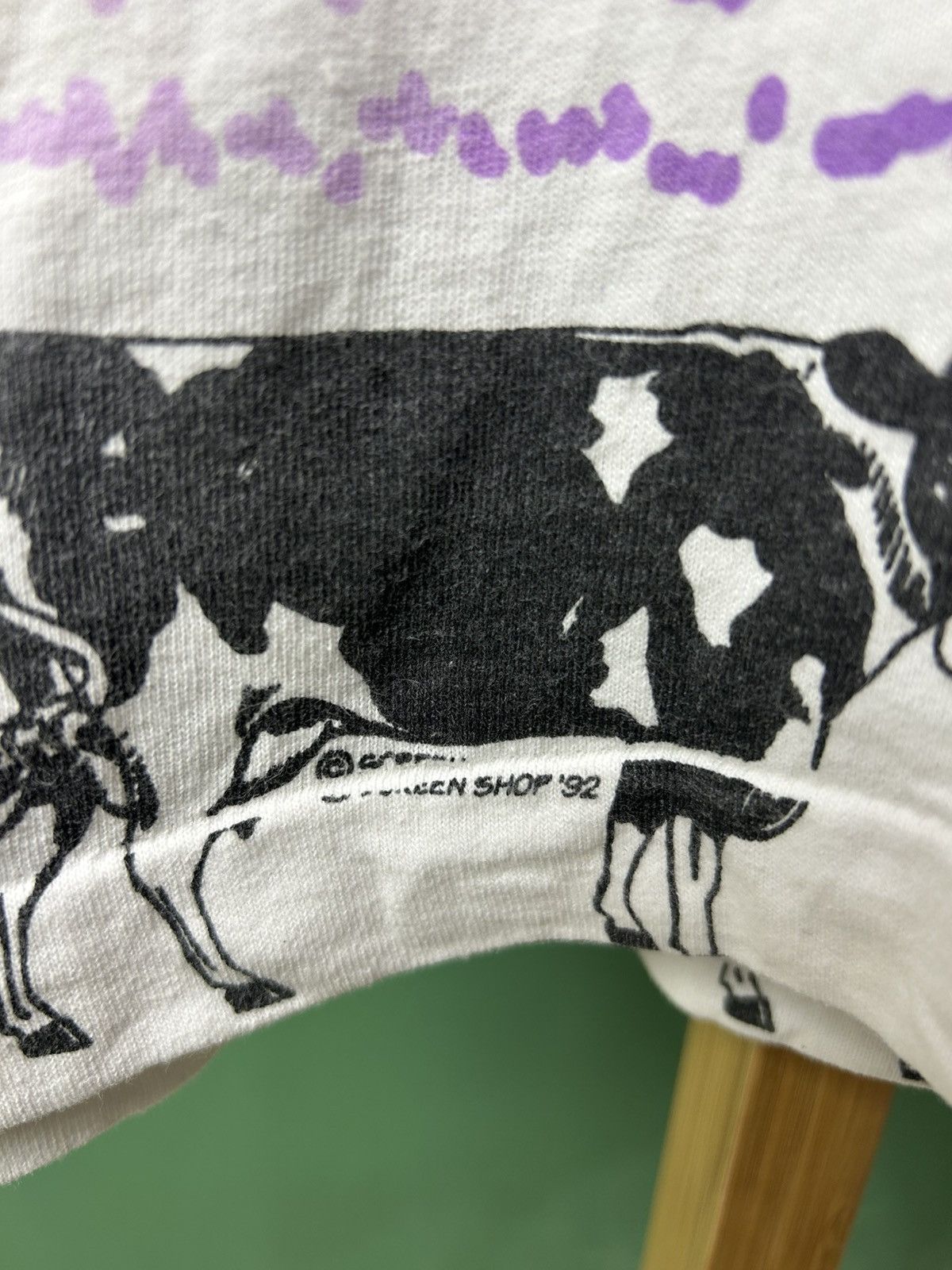 Fruit Of The Loom Cow All Over Print Prime Beef 1992 Vintage Size US L / EU 52-54 / 3 - 4 Thumbnail
