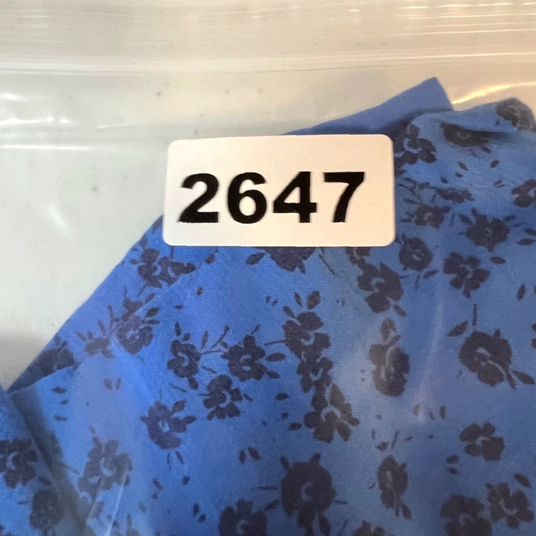 Zara Zara Blouse Womens Small Blue Floral Button-Up Long Sleeve Shirt Size S / US 4 / IT 40 - 8 Thumbnail