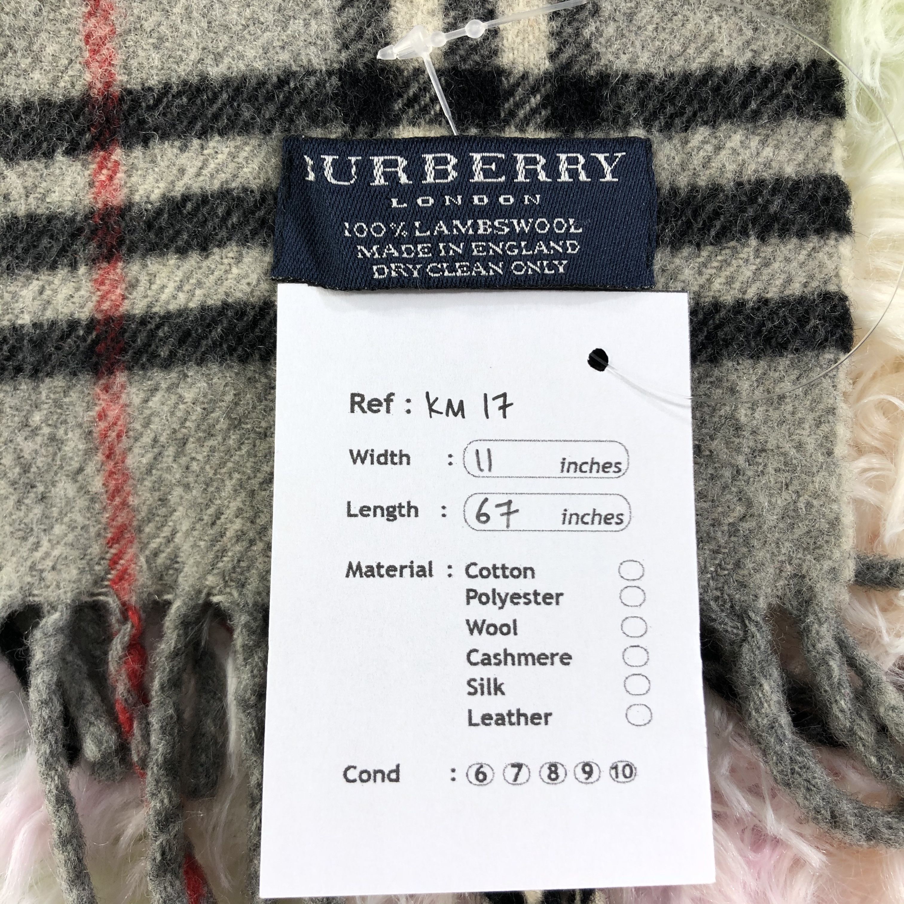 Burberry × Vintage Burberry Scarf / Muffler / Neckwear - KM17 Size ONE SIZE - 7 Thumbnail