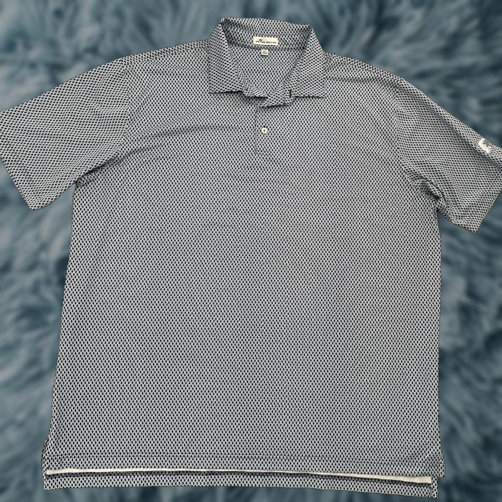 Peter Millar Peter Millar Shirt Polo 2XL Adult Blue All Over Gator Guitar Golf Creek Print Size US XXL / EU 58 / 5 - 1 Thumbnail
