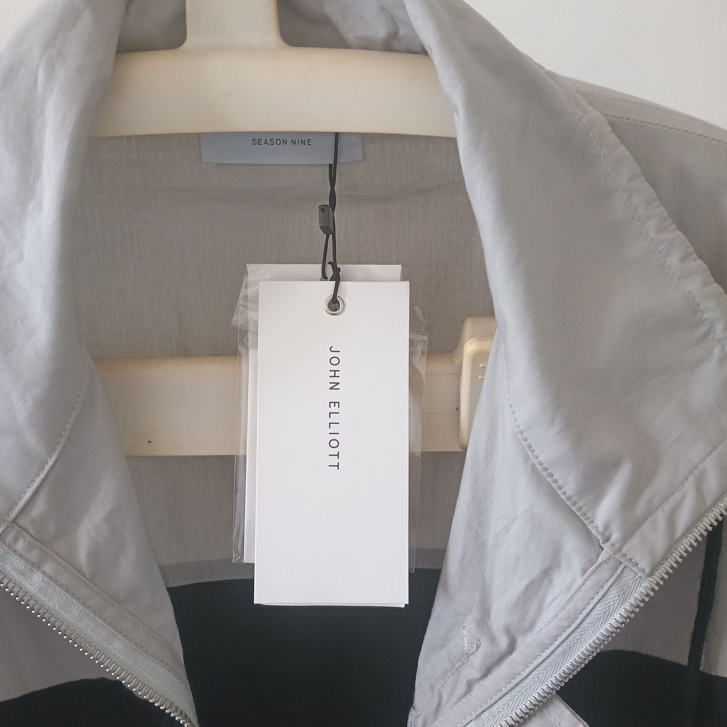 John Elliott Season Nine Gray Black Cotton Lightweight Parka Jacket Size US S / EU 44-46 / 1 - 4 Thumbnail