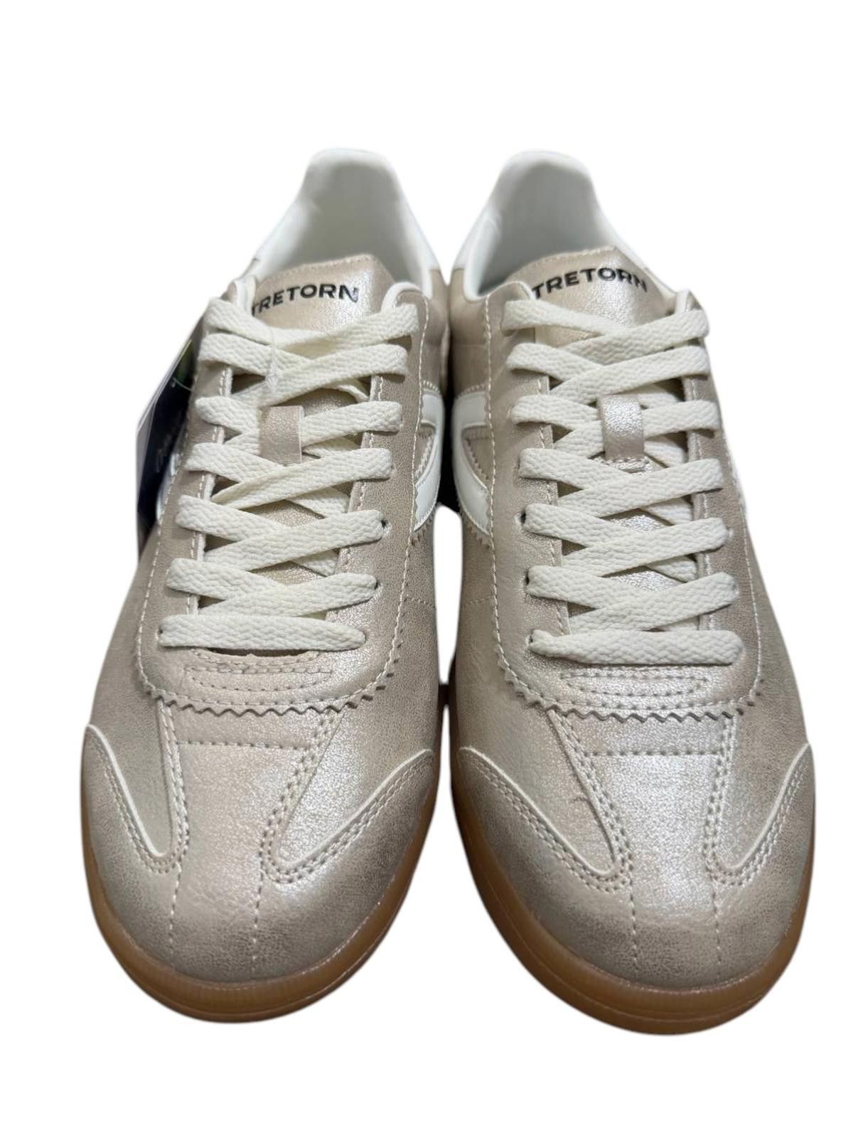 Tretorn Tretorn Skylar Women’s Sneakers – Gold/White – Size 10 Size US 7 / IT 37 - 1 Thumbnail
