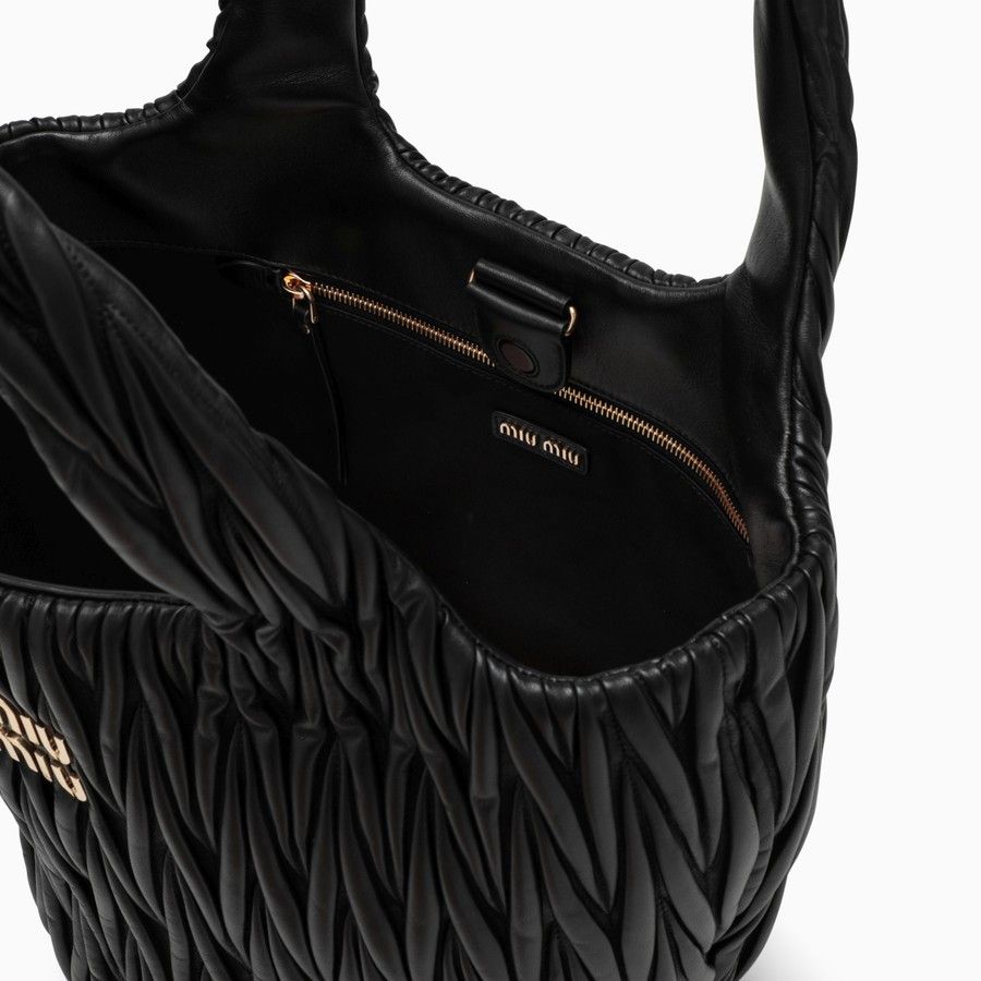 Miu Miu o1d2blof0924 Size: OS / Shoulder Bag in Black Size ONE SIZE - 4 Thumbnail