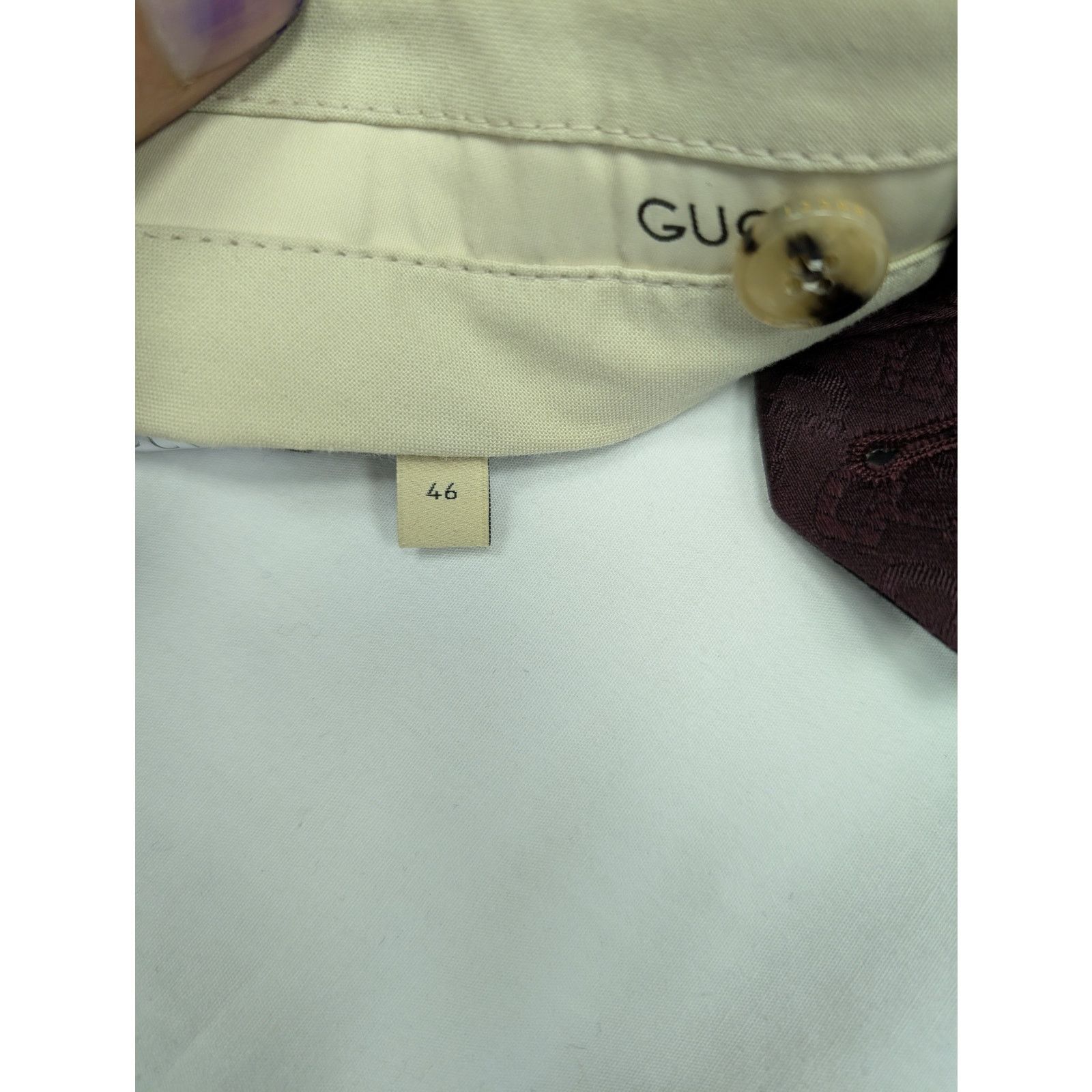 Gucci o1rshd1 Horsebit All Over Burgundy Slacks Pant in Purple Size US 30 / EU 46 - 10 Thumbnail