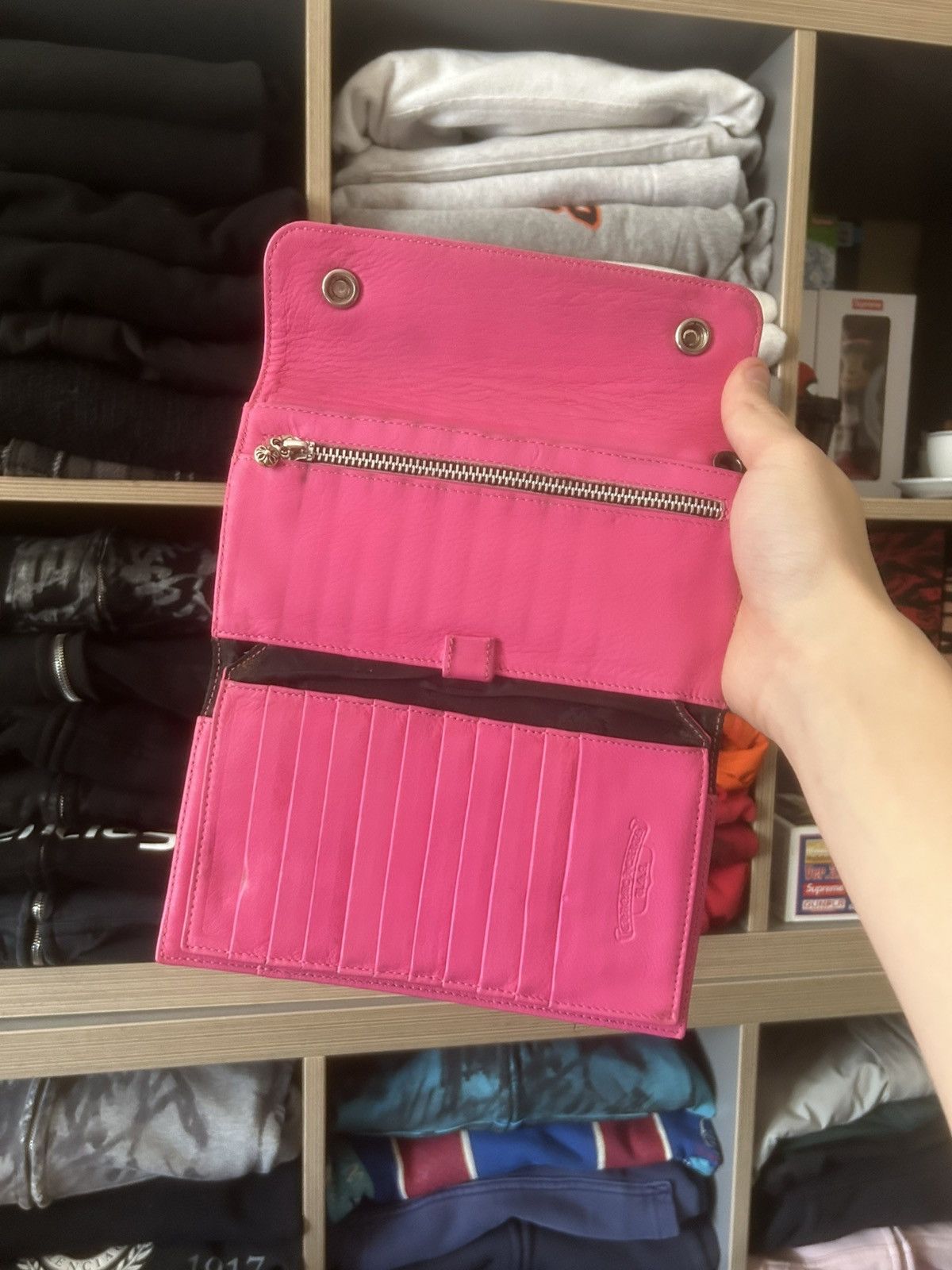 Chrome Hearts Chrome Hearts Pink Long Wallet Size ONE SIZE - 3 Thumbnail