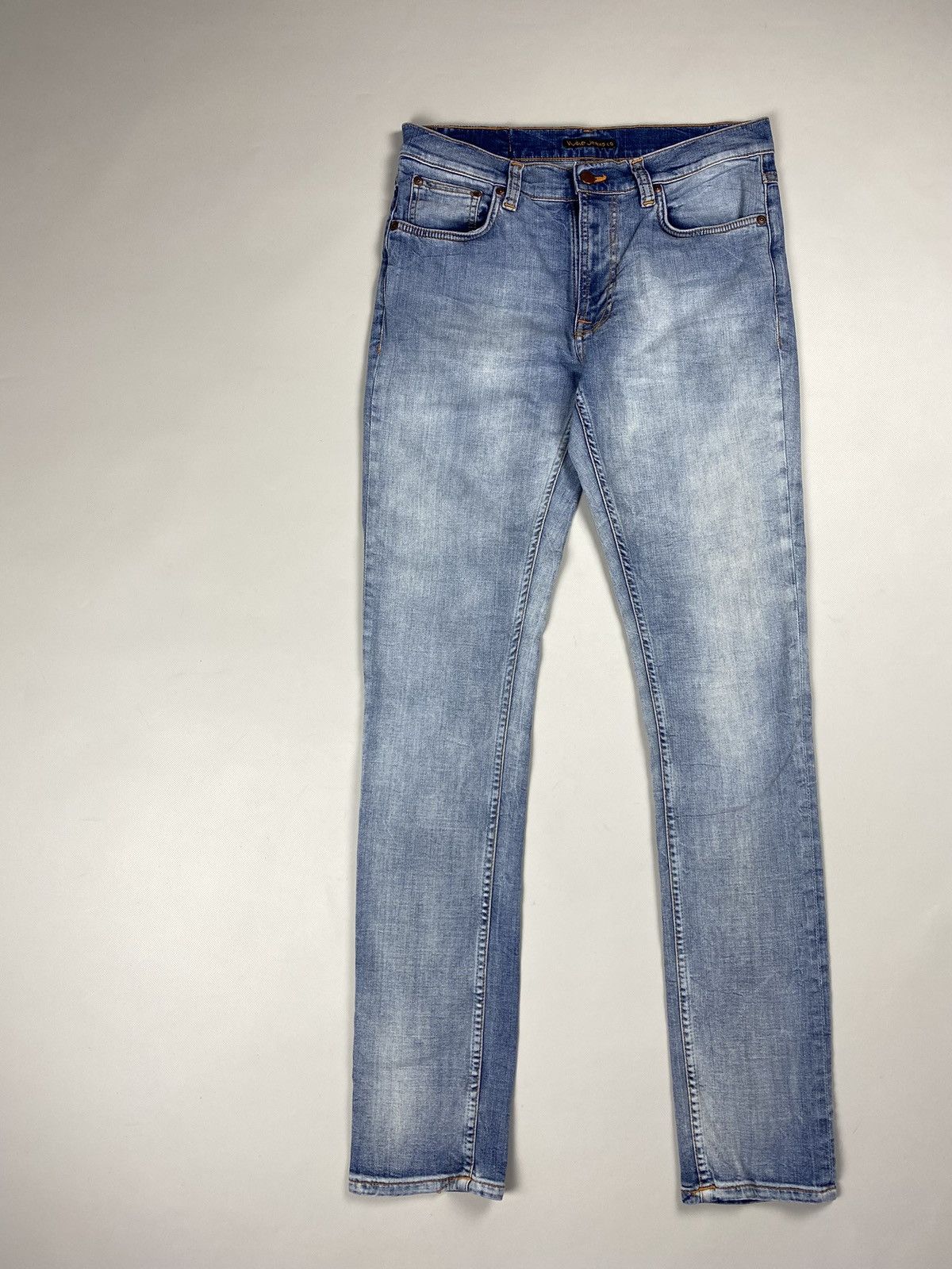 Nudie Jeans Nudie Jeans Co Lean Dean Broken Sage men’s jeans Size US 31 - 2 Thumbnail