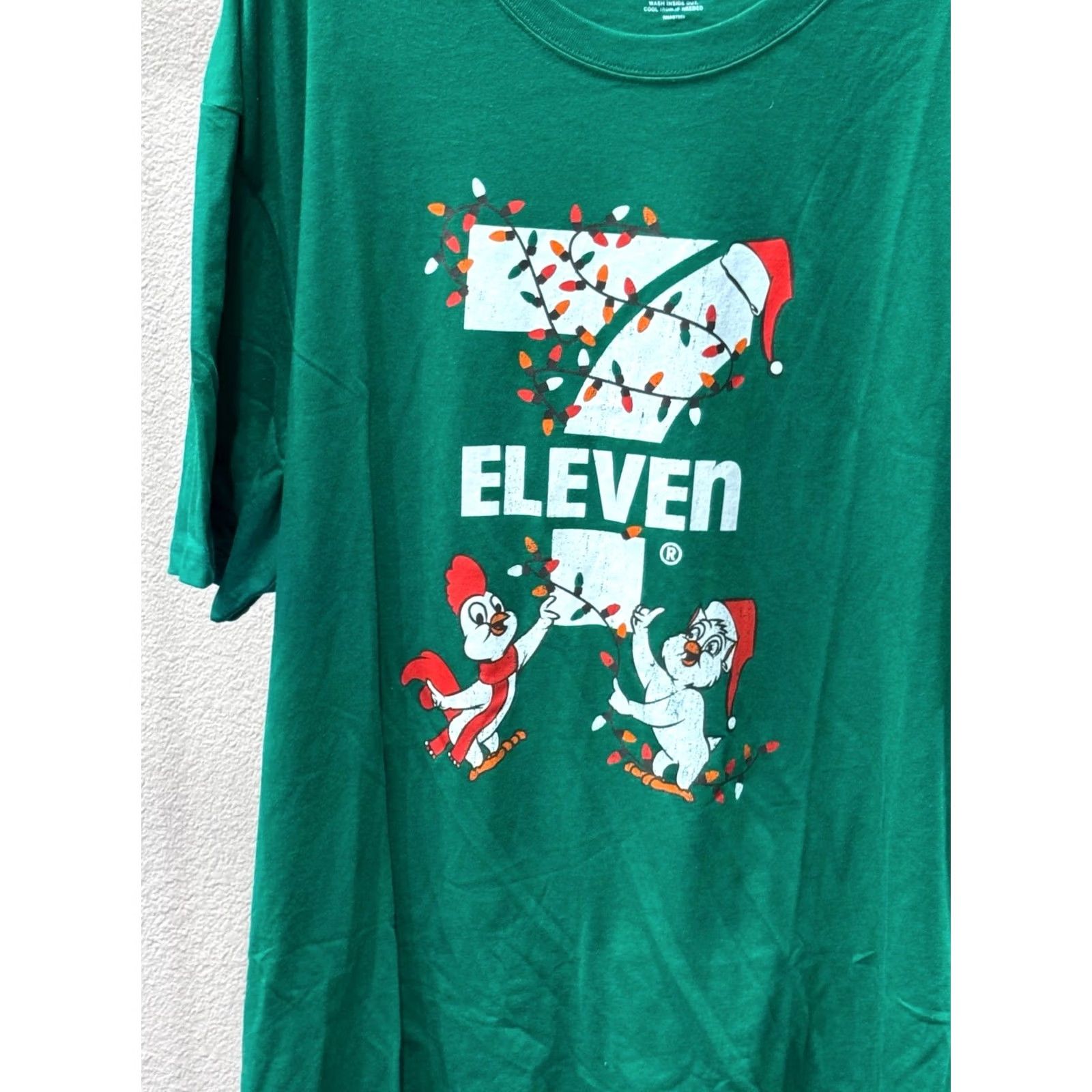 Eleventy 7 Eleven Christmas Collectible TEE T SHIRT 2XL XXL Men Multicolor Long Sleeve Shirt Size US XXL / EU 58 / 5 - 4 Thumbnail