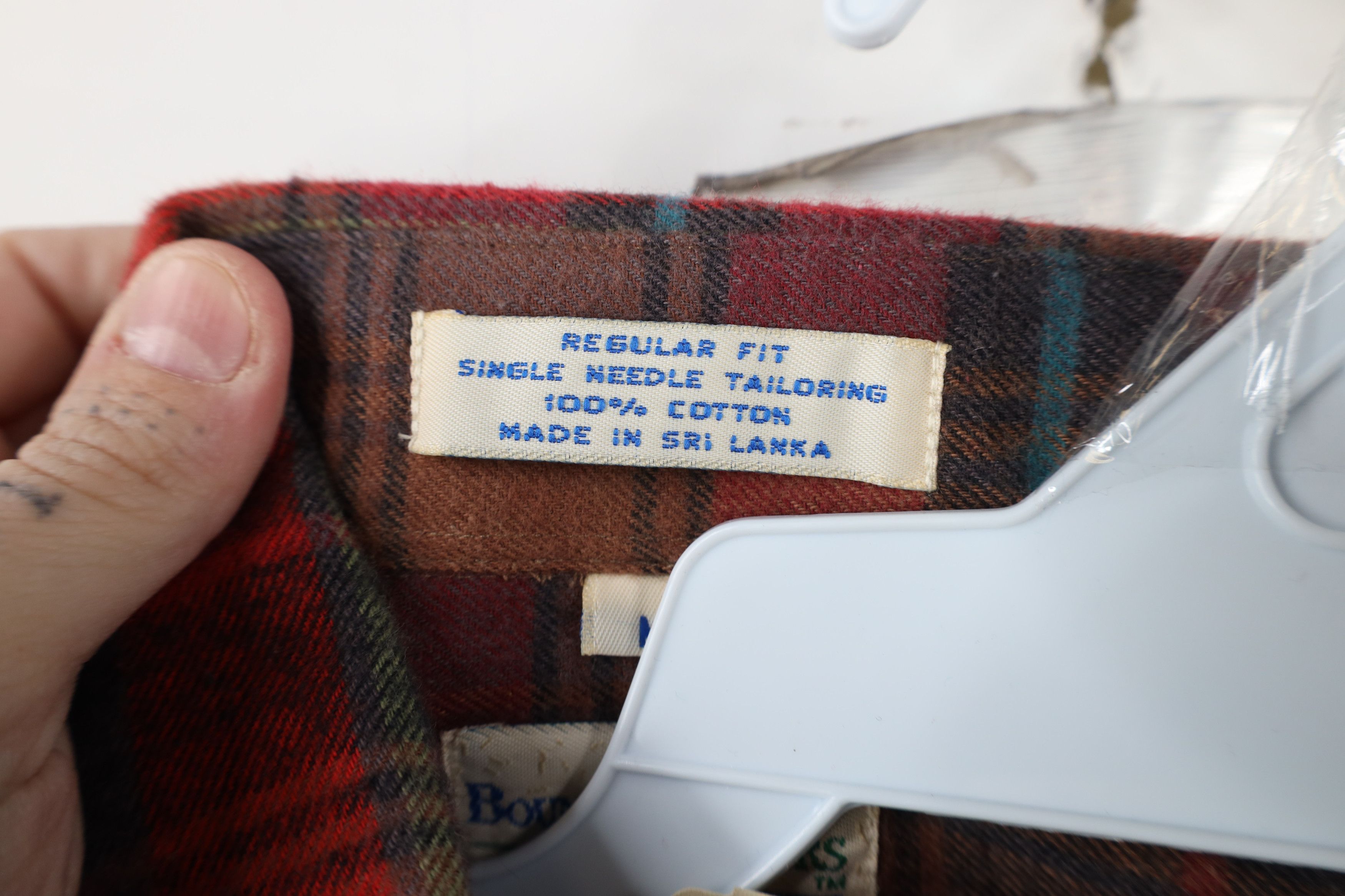 Vintage Deadstock Vintage 90s Streetwear Flannel Button Down Shirt Size US M / EU 48-50 / 2 - 8 Thumbnail