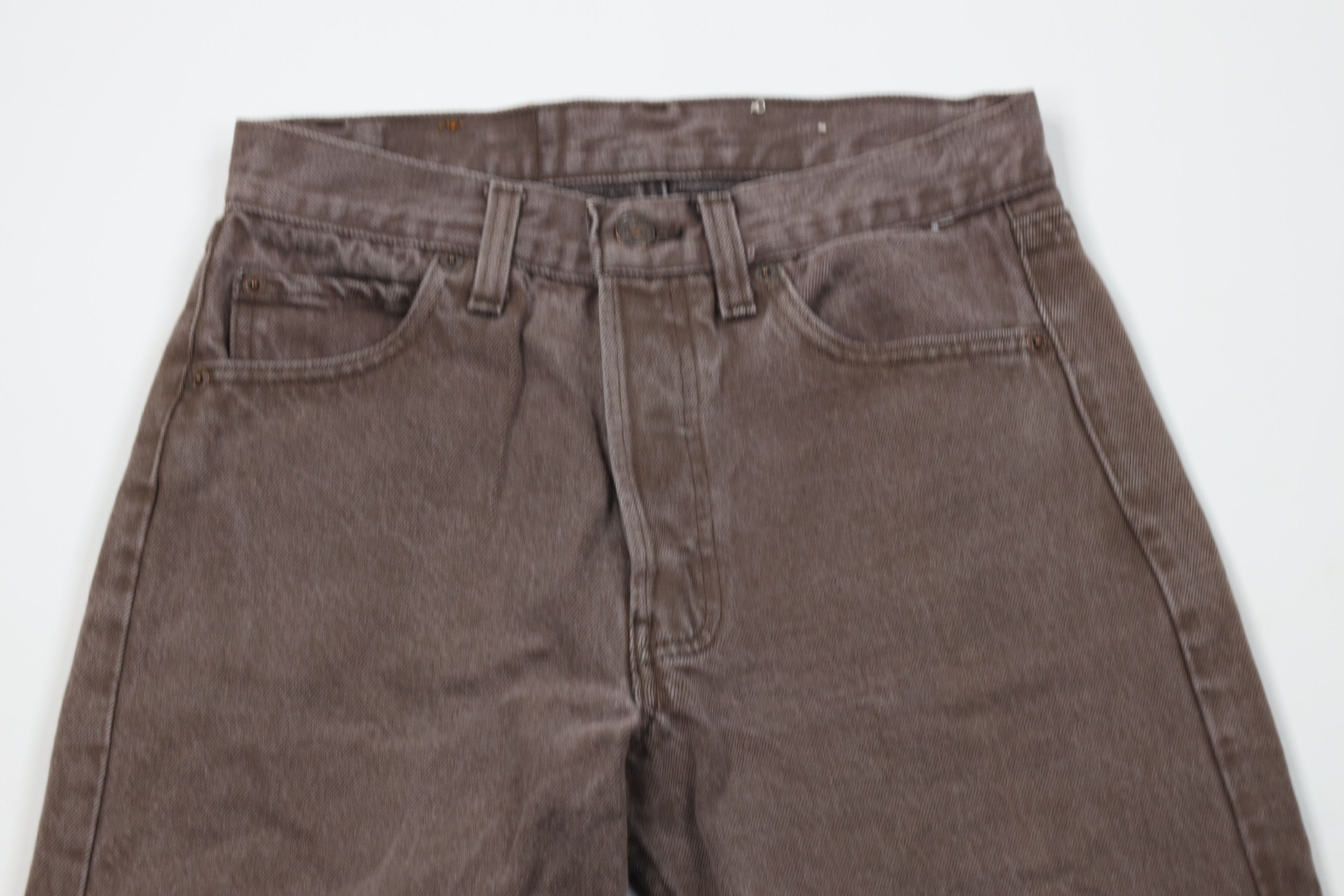 Levi's Vintage 80s Levis 501xx Button Fly Original Jeans Brown USA Size US 28 / EU 44 - 2 Thumbnail