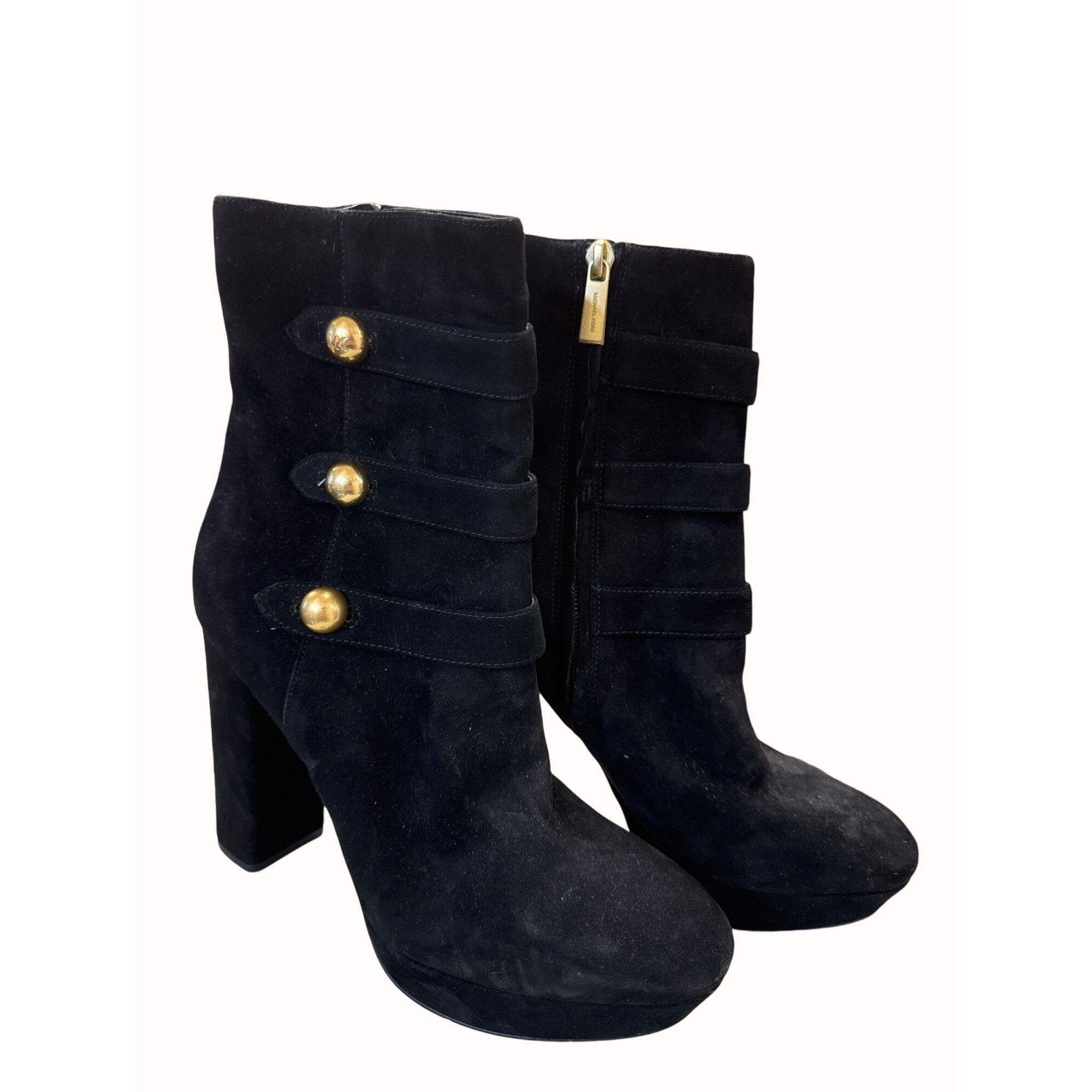 Michael Kors Michael Kors women’s black leather mid calf boots size 8.5m Size US 8.5 / IT 38.5 - 1 Thumbnail