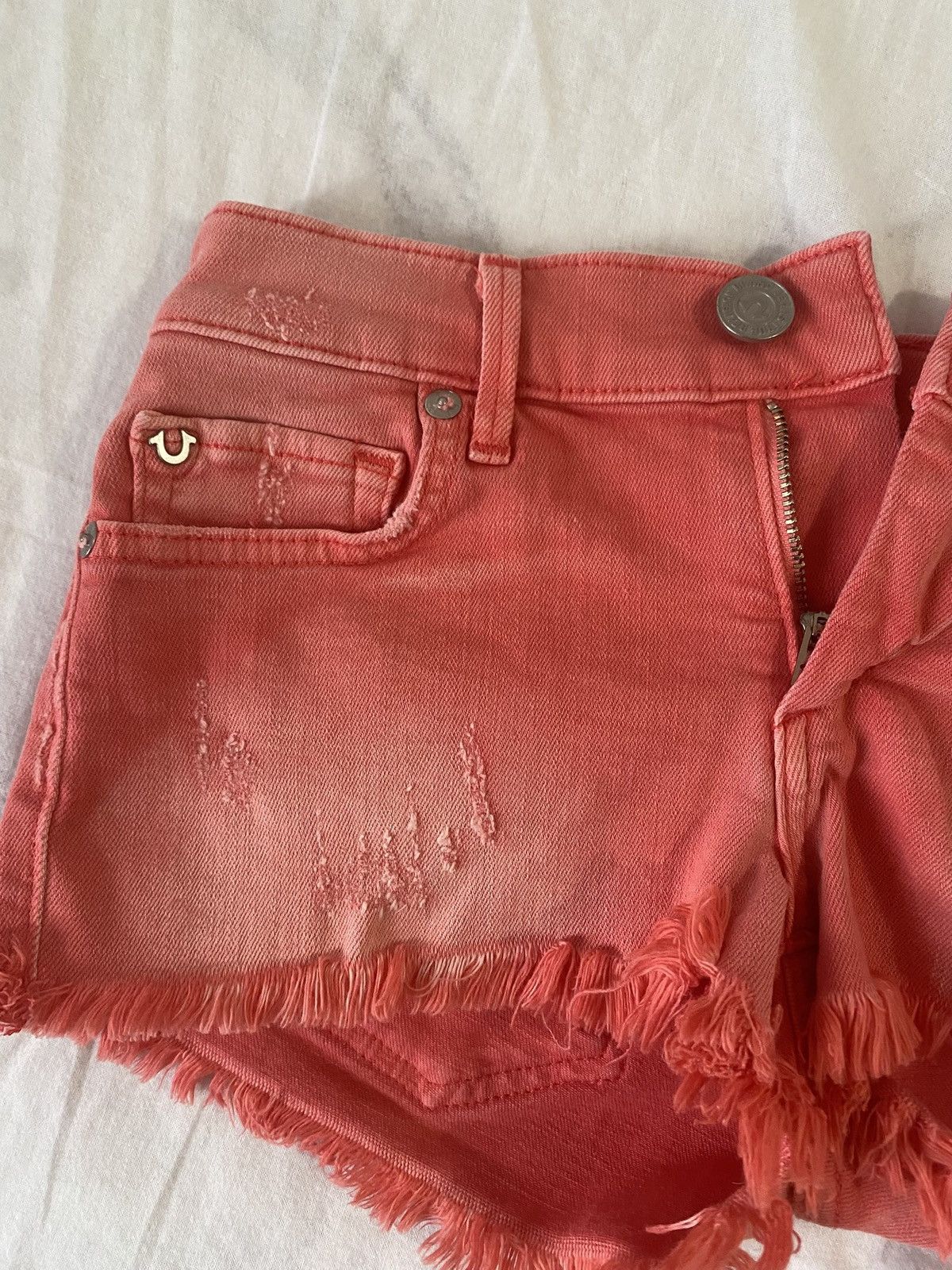 True Religion True Religion Denim Shorts Size 25" / US 0 / IT 36 - 5 Thumbnail