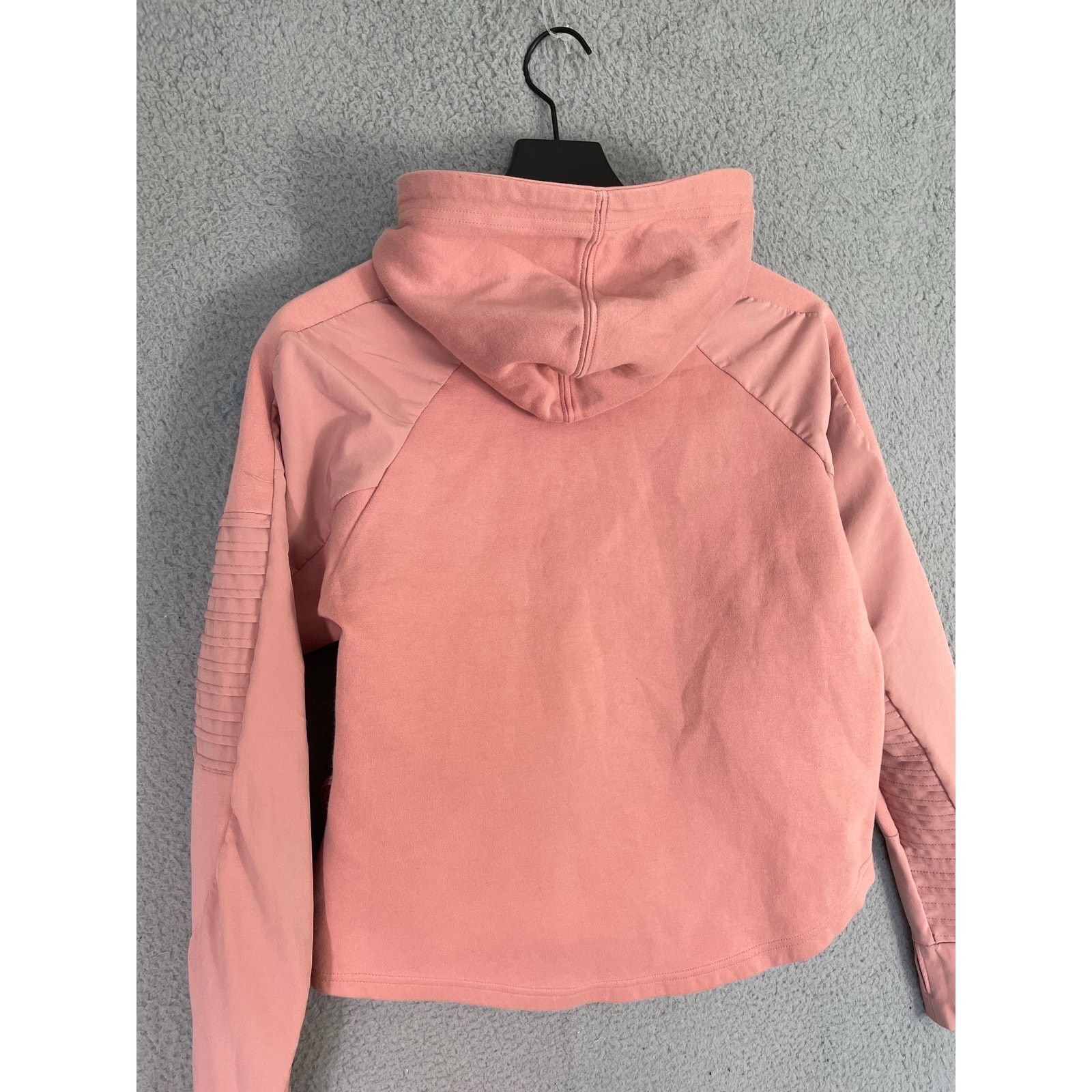 Puma Puma Women's Pink Moto Sleeve Pullover Hoodie Small S/P Size S / US 4 / IT 40 - 11 Thumbnail